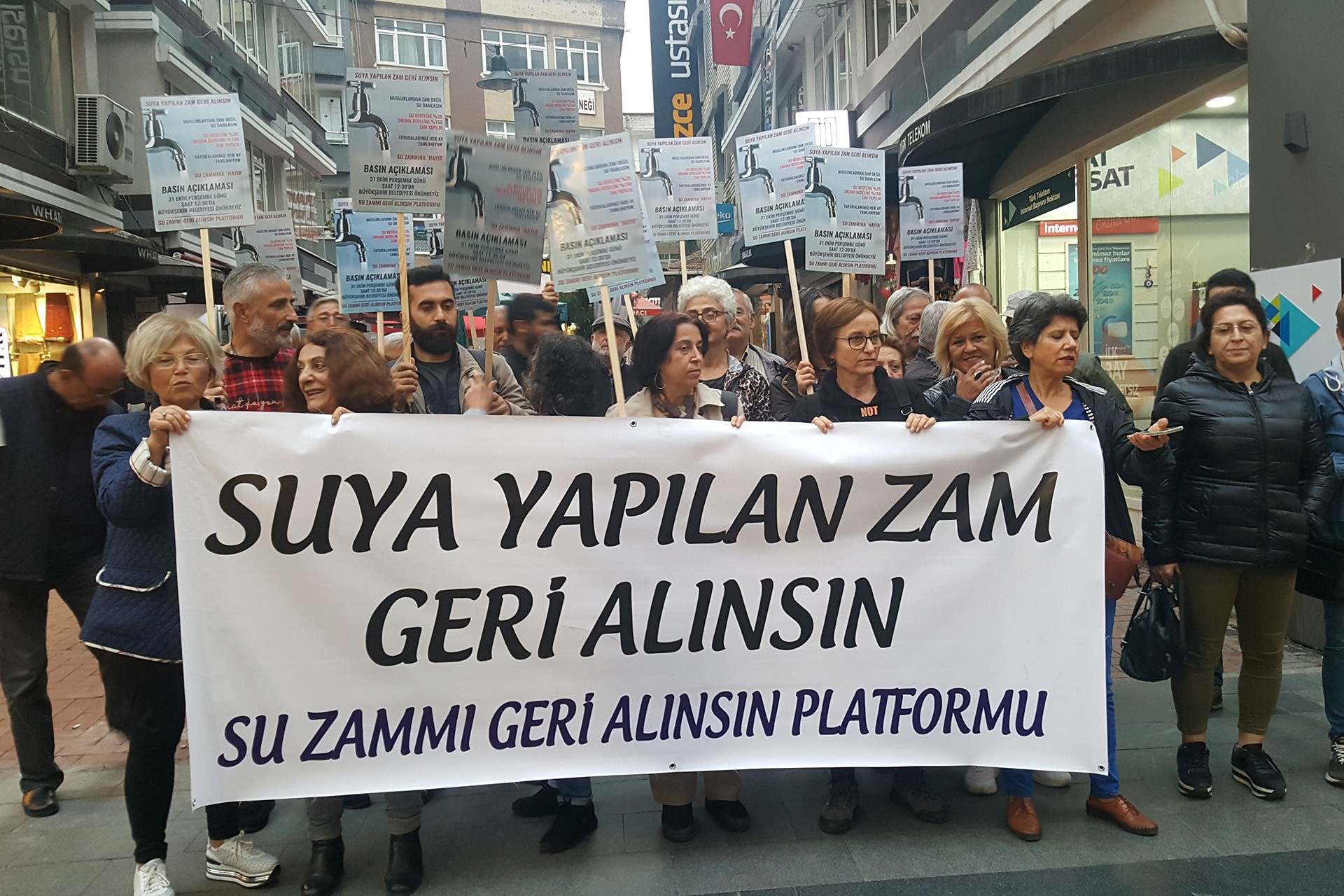 Samsun Su Zammı Geri Alınsın Platformundan eyleme çağrı