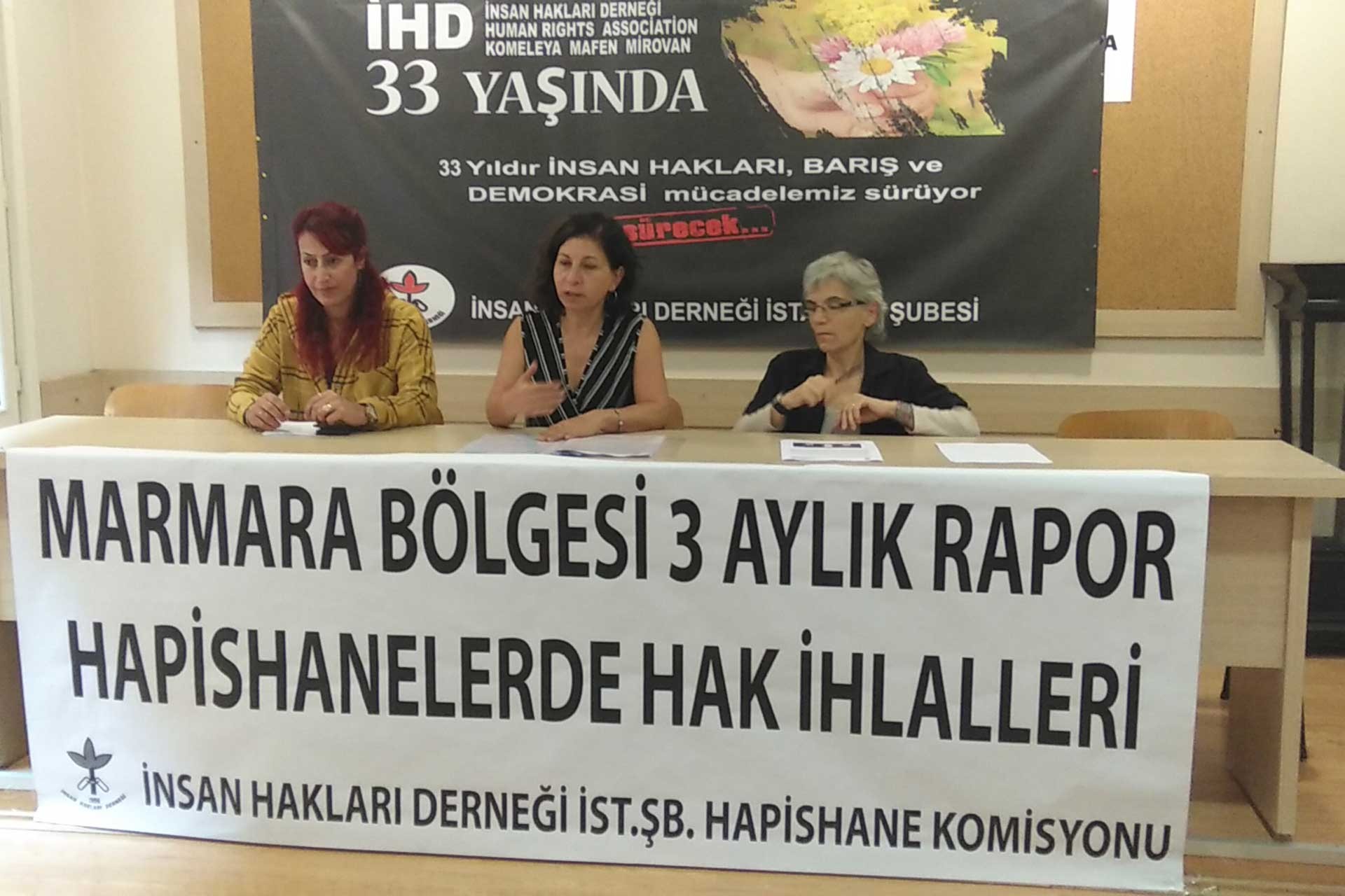 Marmara Bölgesi hapishanelerinde 3 aylık bilanço: 663 hak ihlali