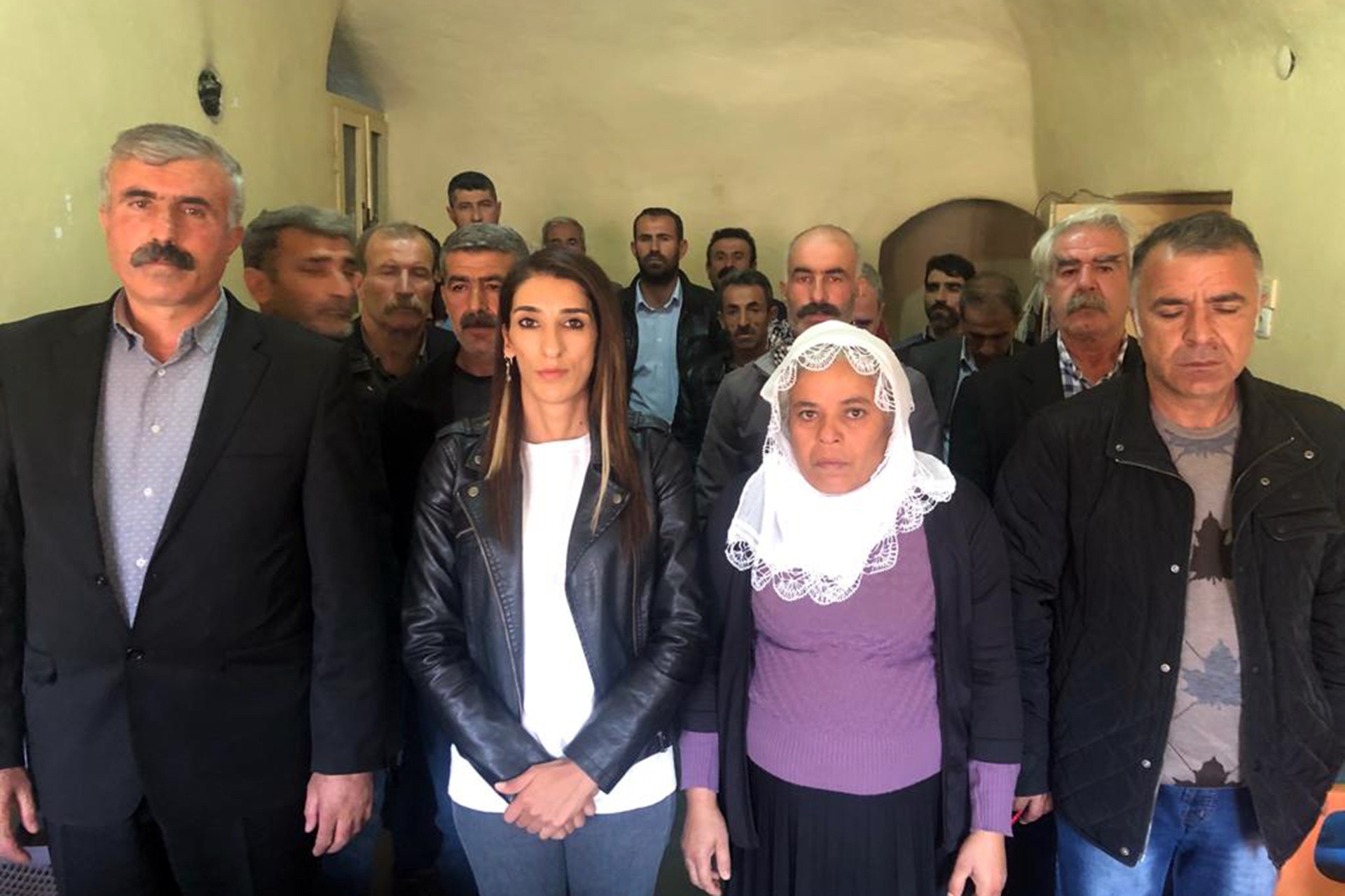 Savur'da HDP İlçe binasında basın açıklaması