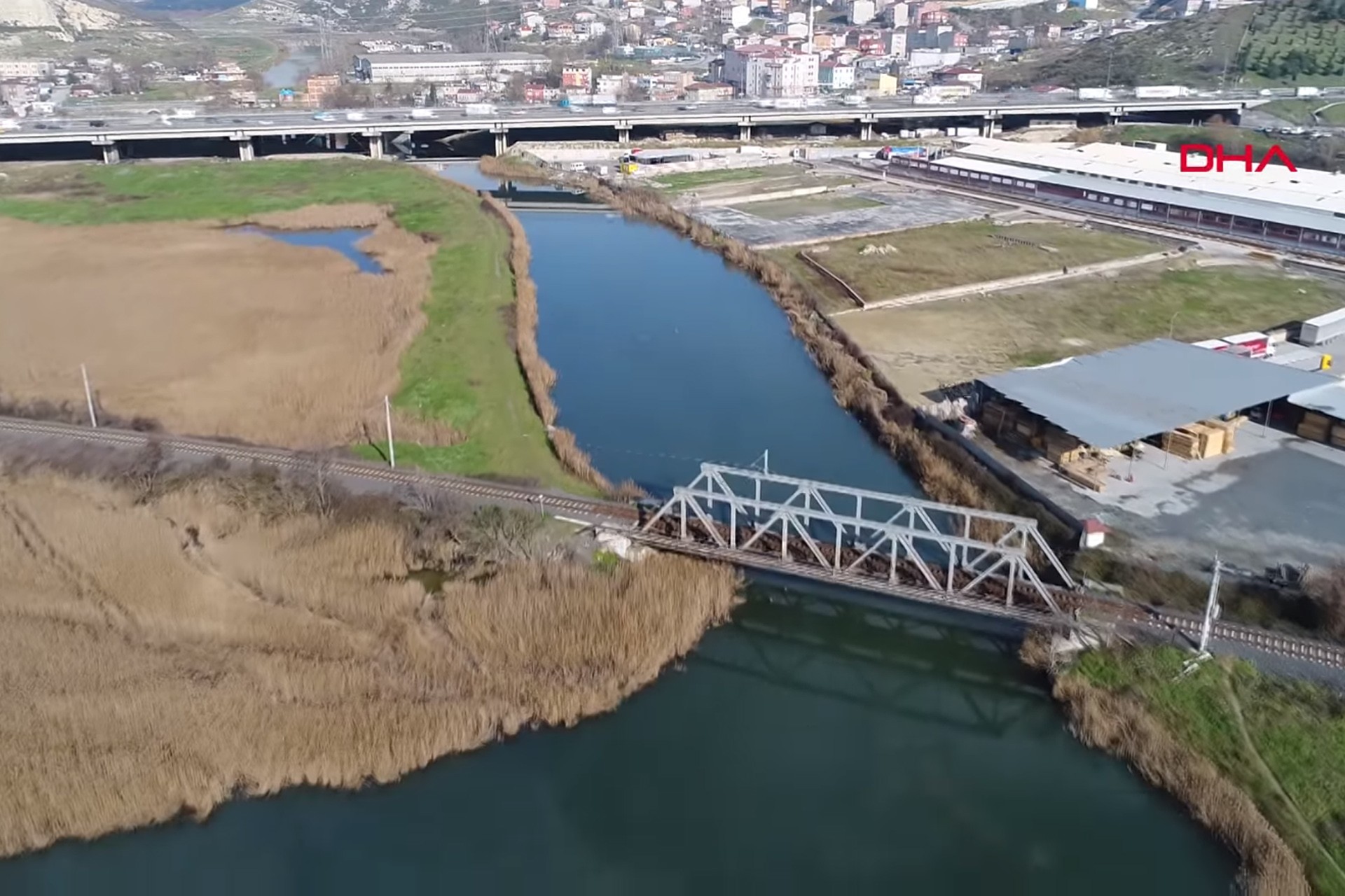 Kanal İstanbul için belirlenen güzergahın havadan çekimi