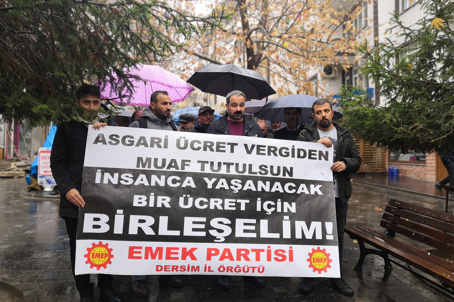 Emek Partisi Dersim İl Örgütü'nün asgari ücret açıklaması