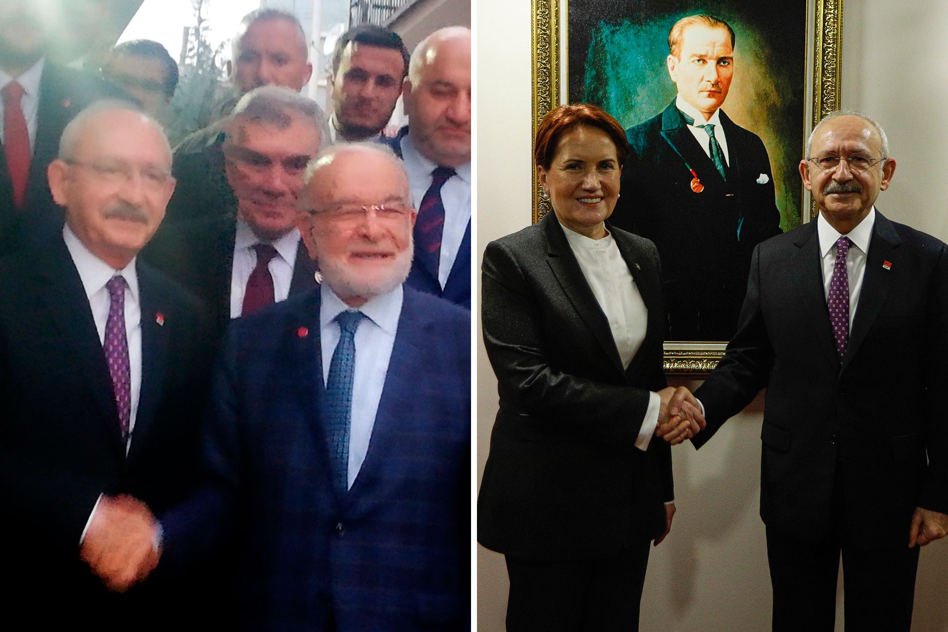 Kemal Kılıçdaroğlu'nun Temel Karamollaoğlu ve Meral Akşener ziyaretleri