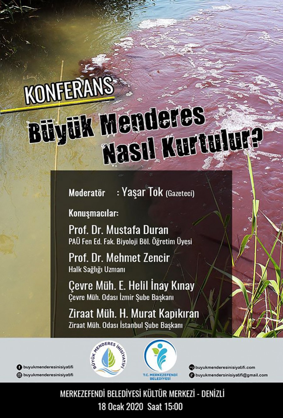 Büyük Menderes Nasıl Kurtulur panelinin afişi