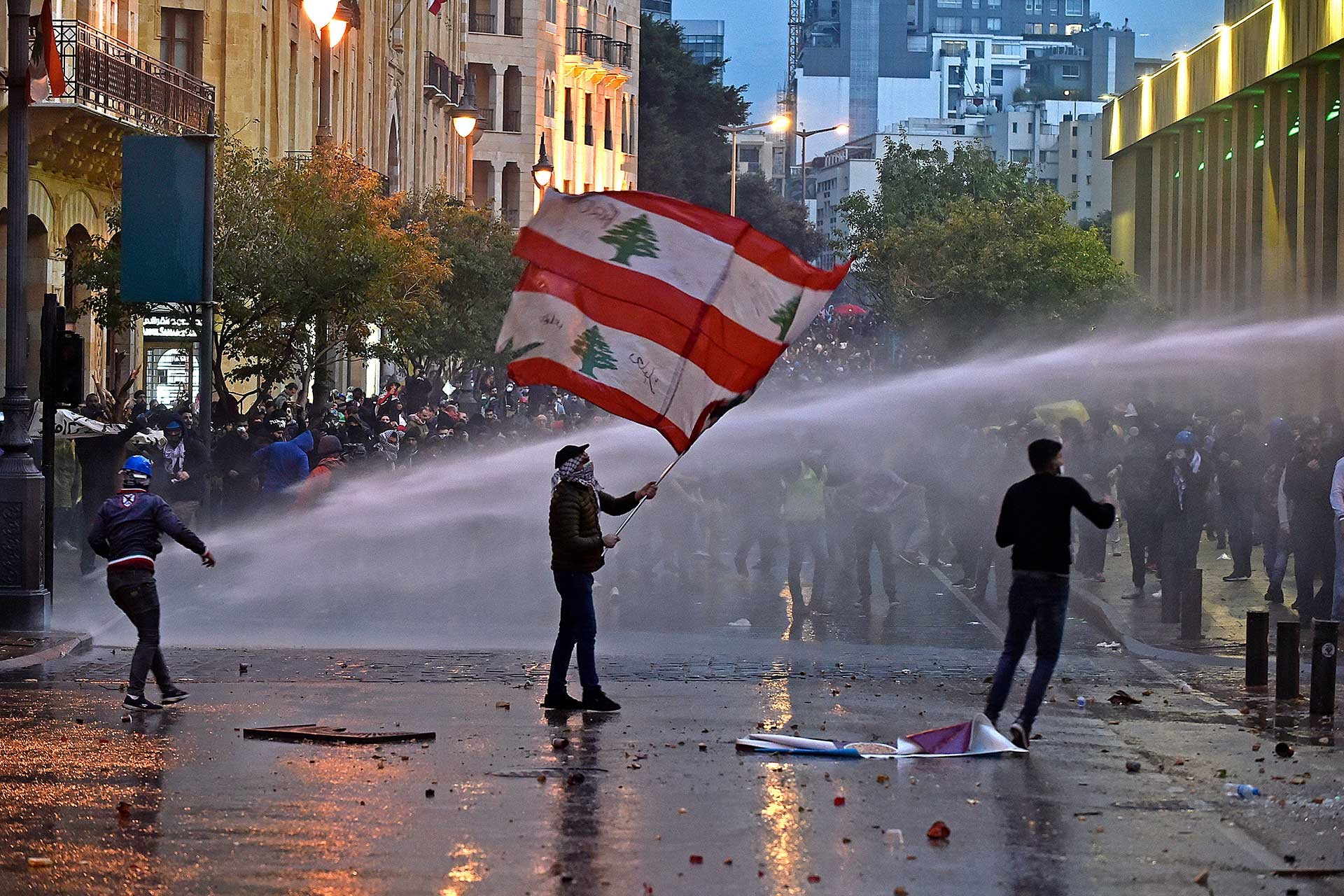 Lübnan'daki protestolardan