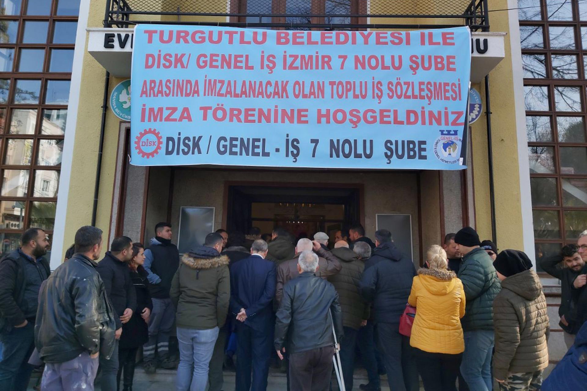 Turgutlu Belediyesi ile Genel-İş 7 No'lu Şube arasında TİS töreni gerçekleştirildi