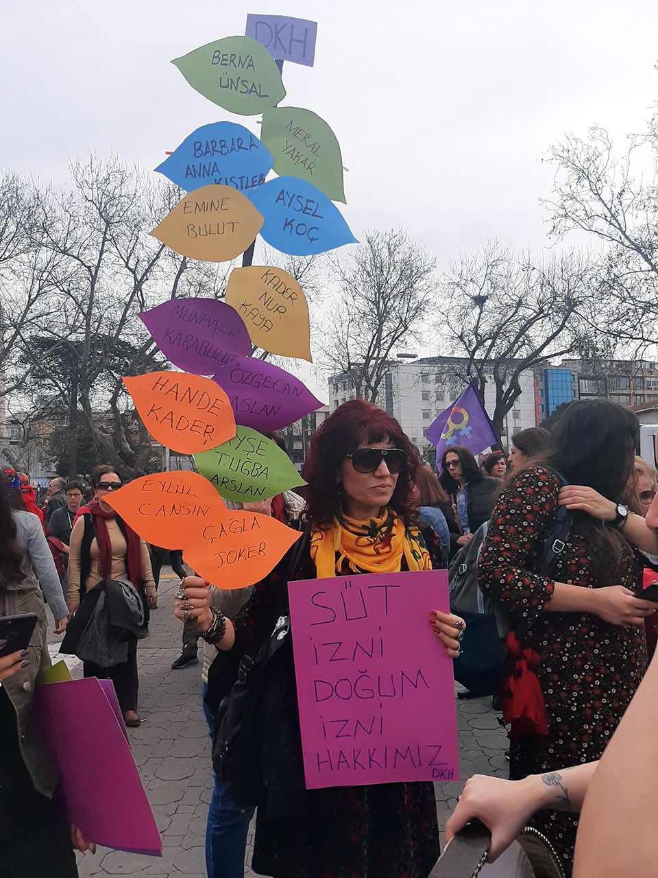 İstanbul'da kadınlar Kadıköy'de toplandı