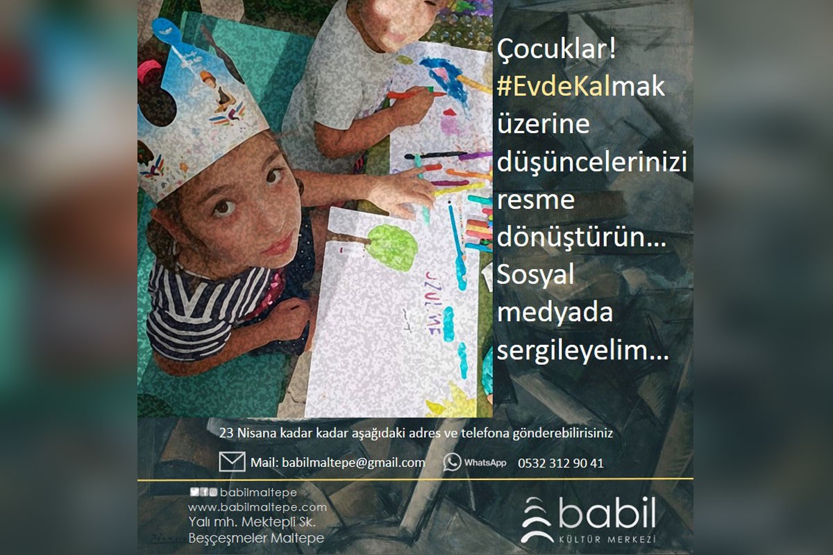 Babil Kültür Merkezinin paylaştığı etkinlik çağrısı.