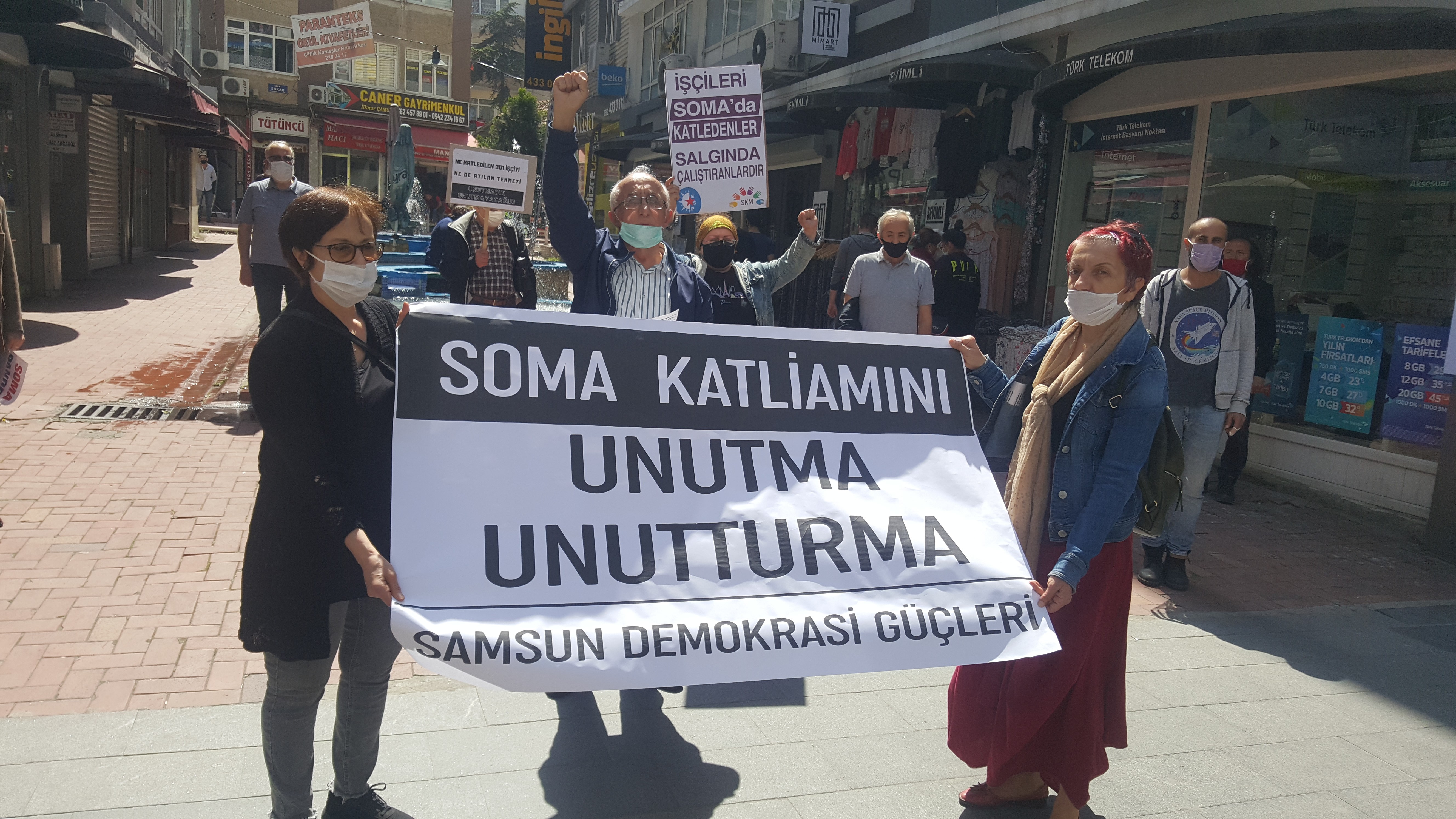 Samsun Demokrasi Güçleri basın açıklaması