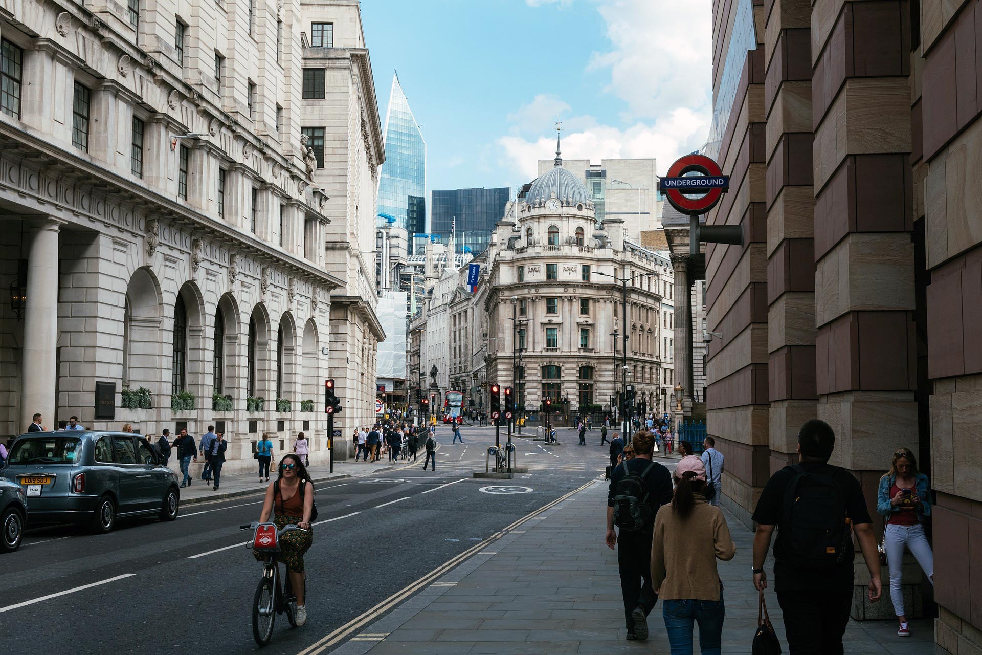 Londra'dan finans merkezi görüntüsü