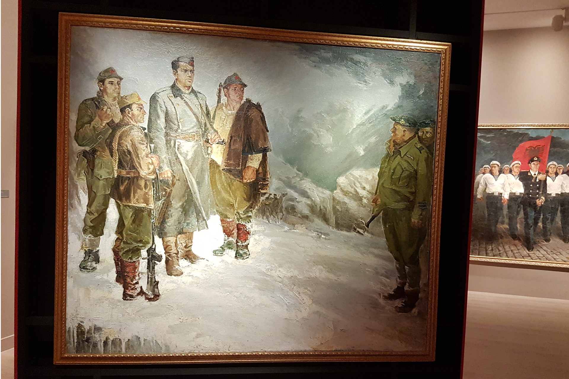 Robert Permeti’nin 'Uçurum 1944' isimli tablosu