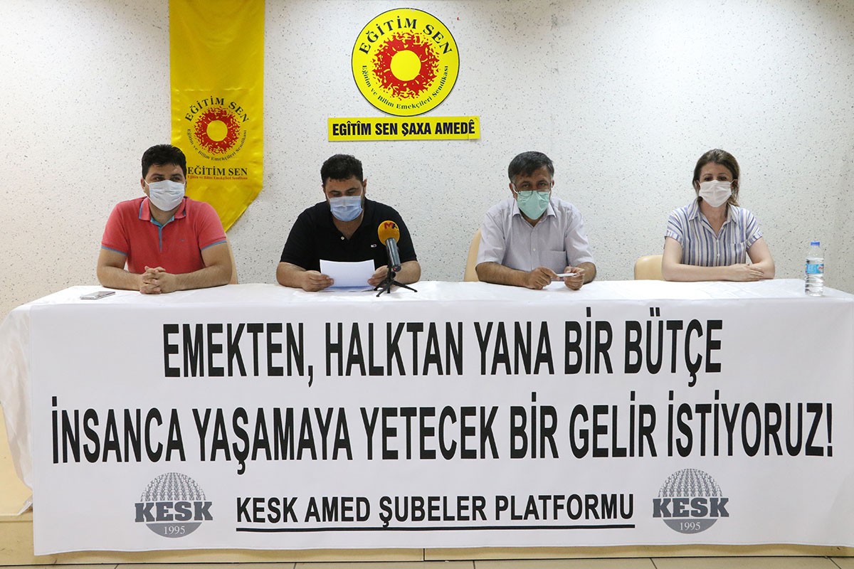 Kesk Diyarbakır şubeler platformu basın toplantısı.