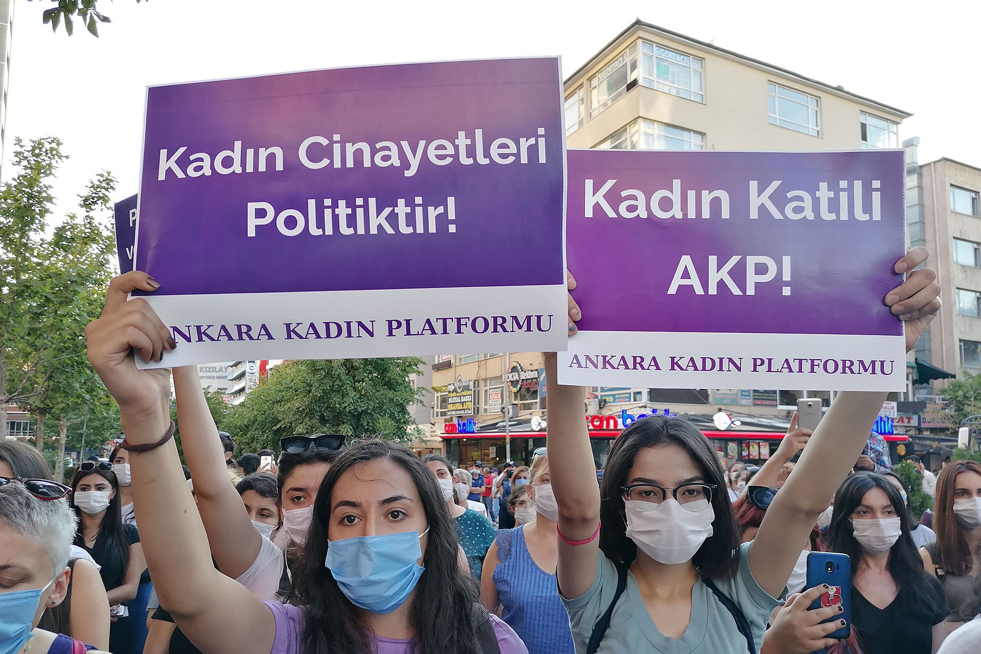 Ankara'da kadınlar eylemde