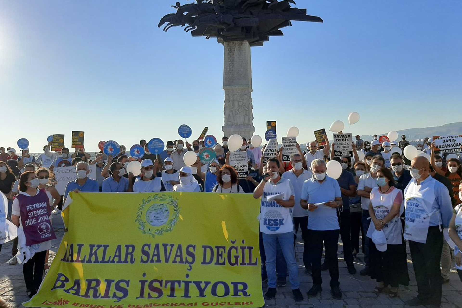 İzmir emek ve demokrasi güçlerinin 1 Eylül açıklaması