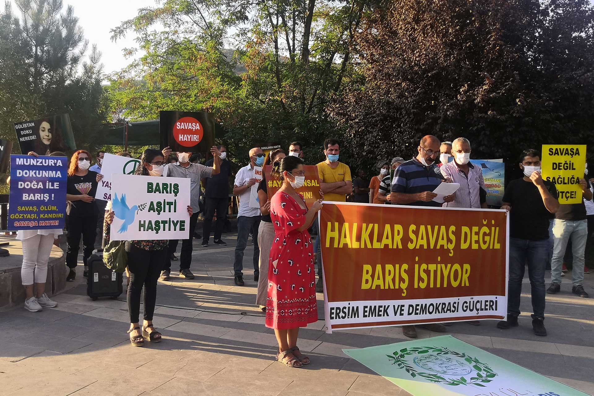 Dersim emek ve demokrasi güçlerinin 1 Eylül açıklaması