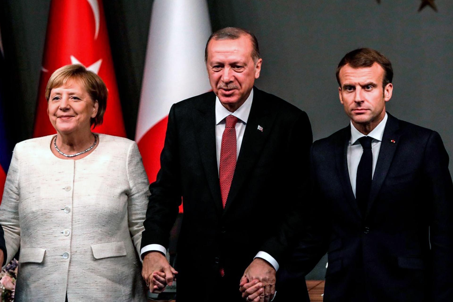 Merkel, Erdoğan ve Macron