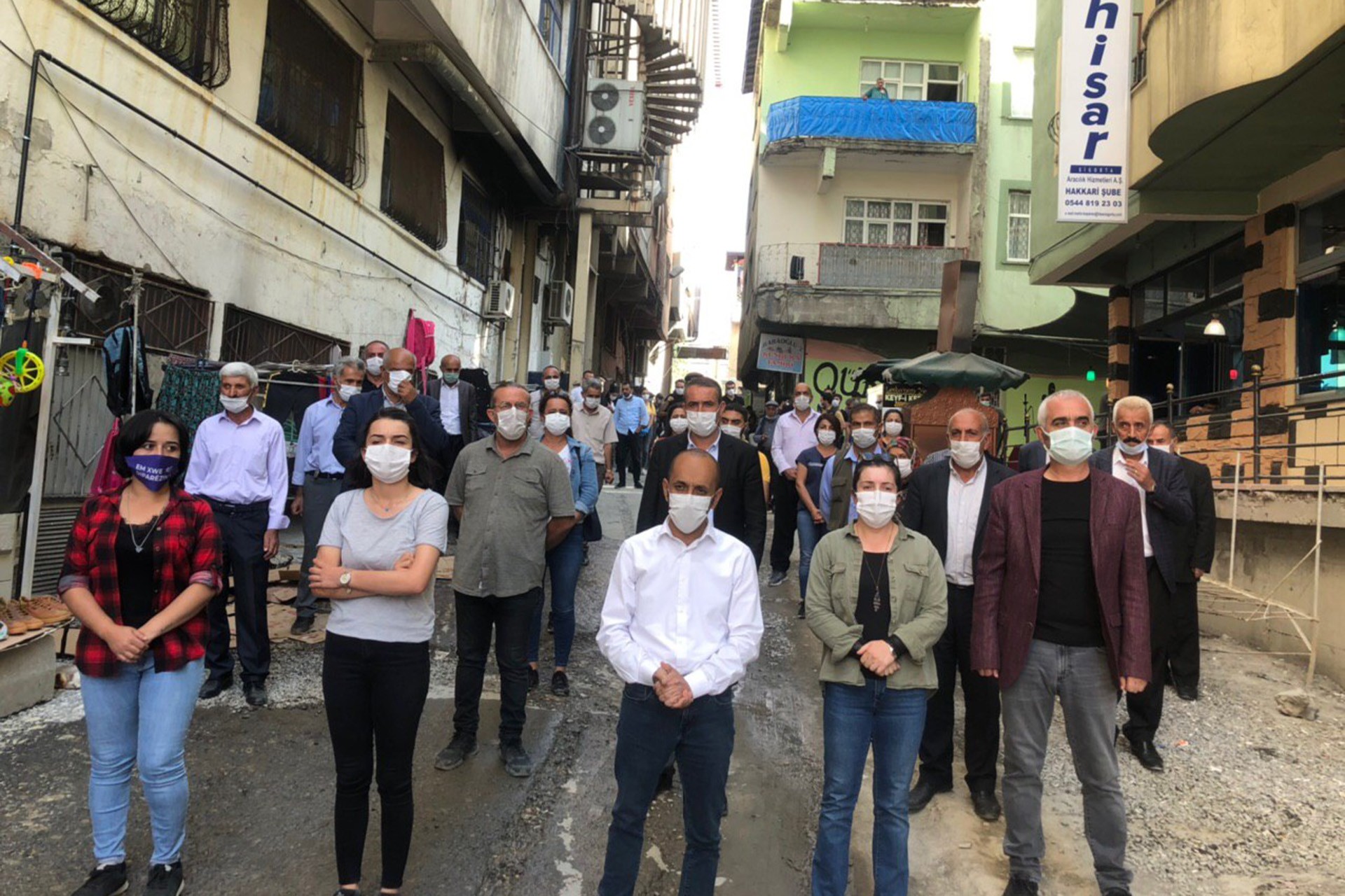 Hakkari'de basın açıklaması düzenlendi