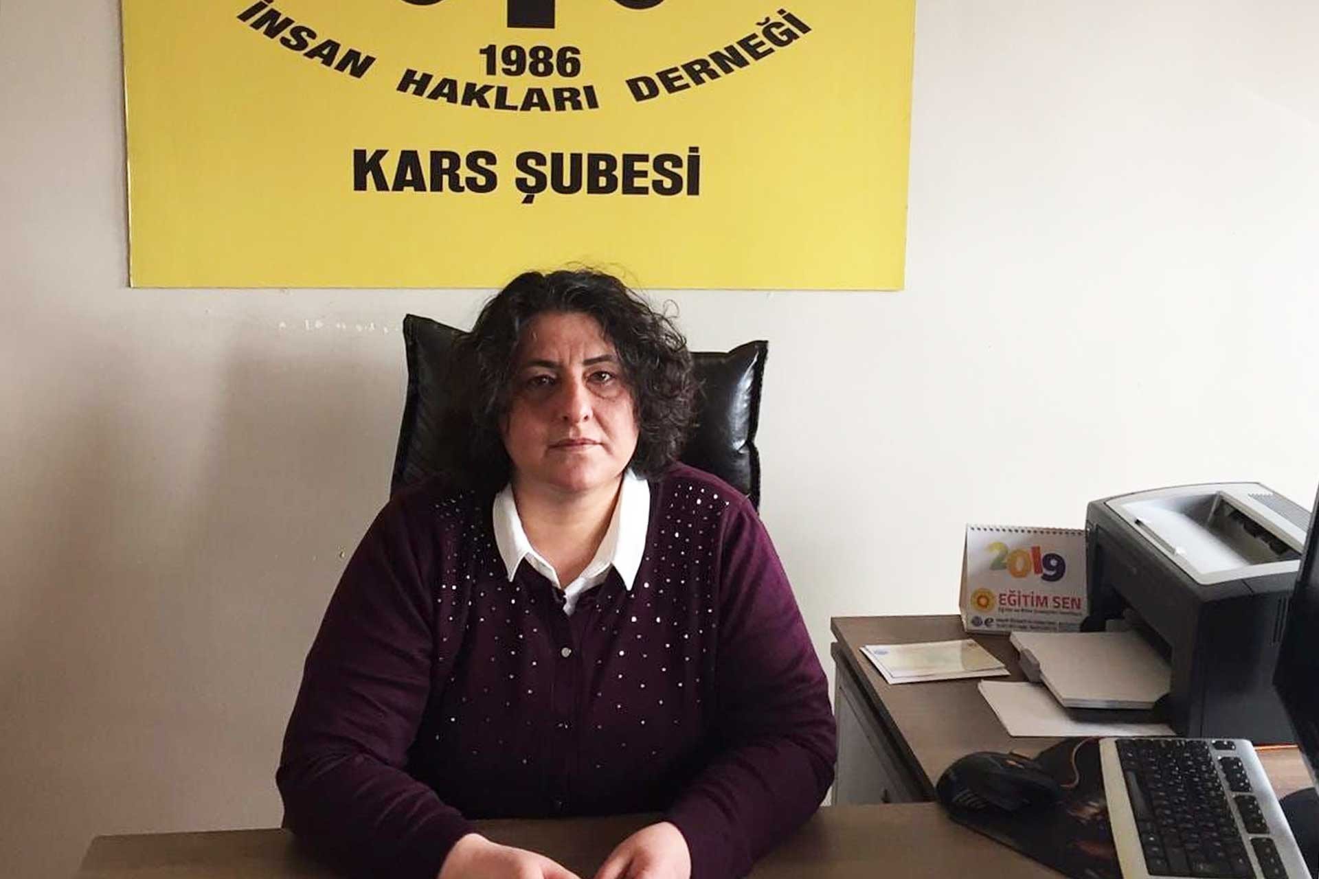 İHD Kars Şube Başkanı Güldane Kılıç