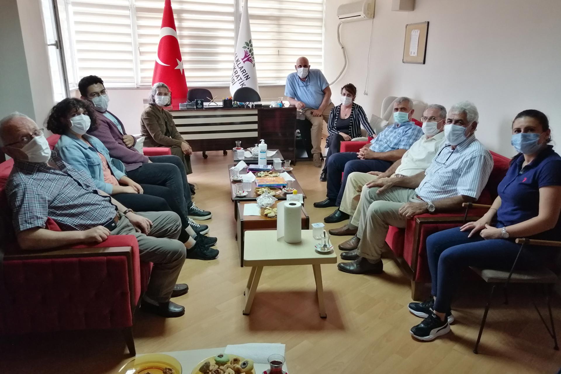 Emek Partisi Kocaeli İl Örgütü'nün HDP ziyareti