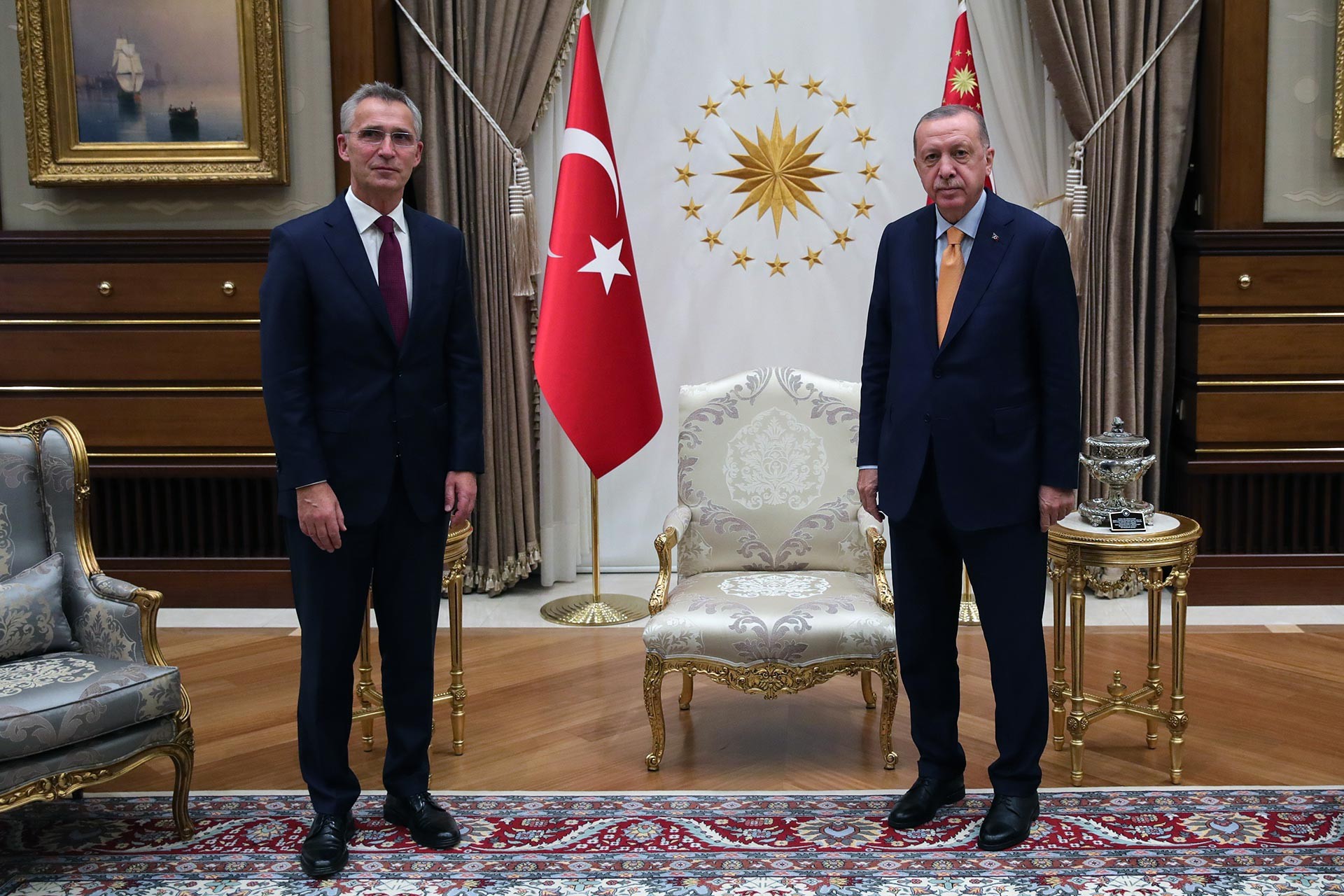 Jens Stoltenberg ve Tayyip Erdoğan