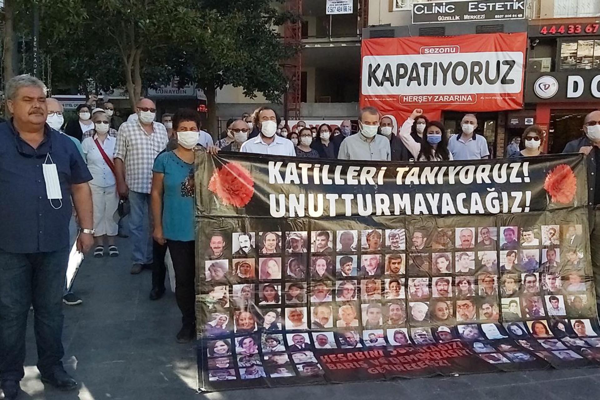 Manisa'da Ankara Katliamında yaşamını yitirenler anıldı