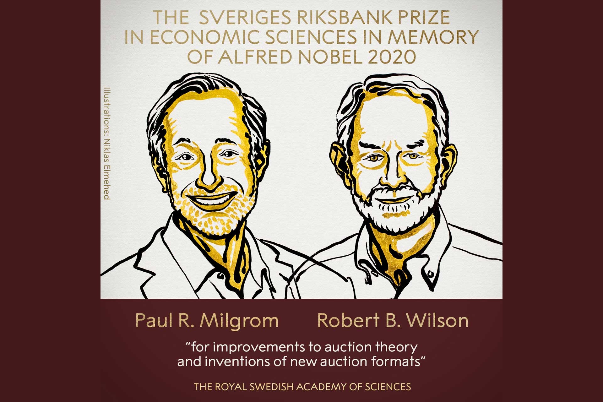 2020 Nobel Ekonomi Ödülü'nü Paul Milgrom ve Robert Wilson kazandı