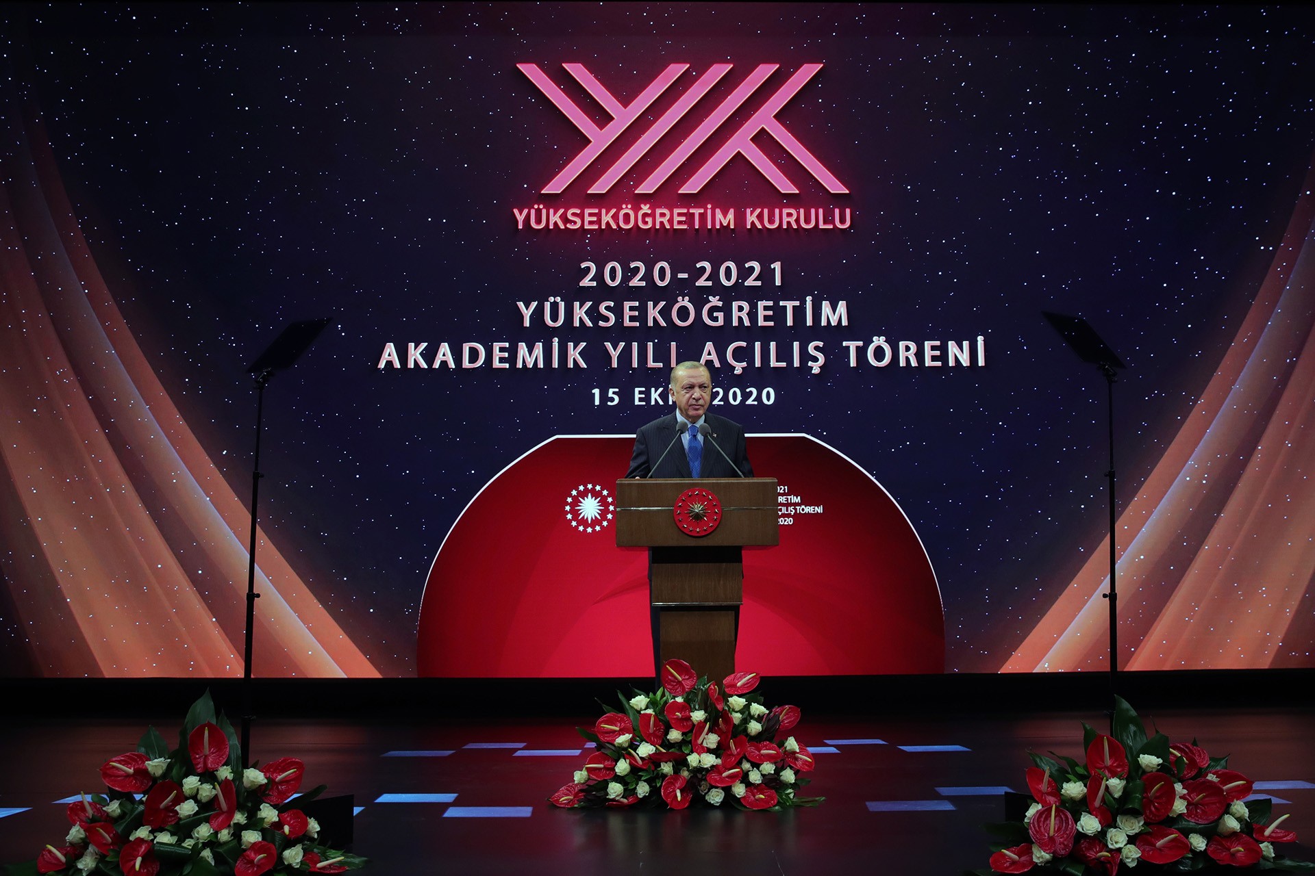 Erdoğan YÖK açılış töreninde konuştu