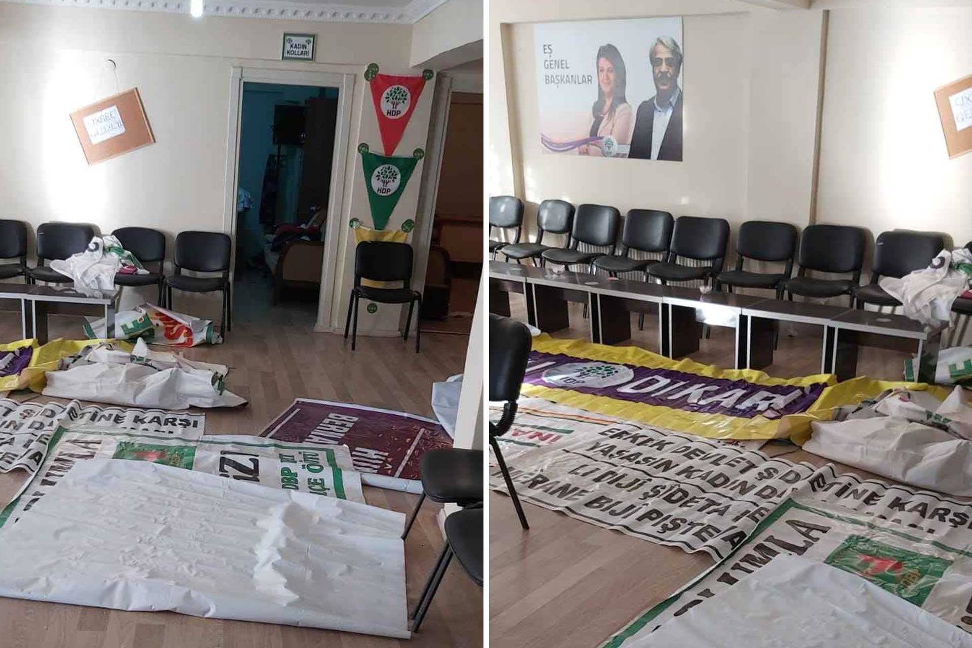 HDP binasına baskın