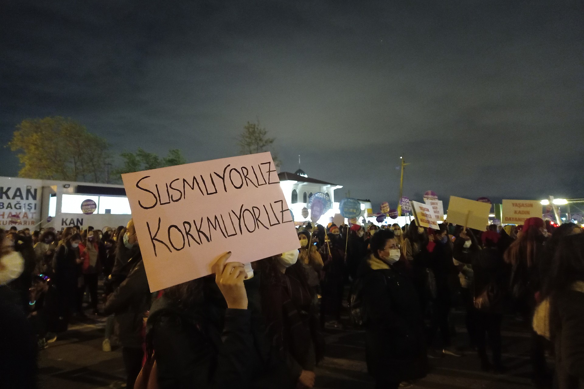 Kadıköy'de 25 Kasım eylemi