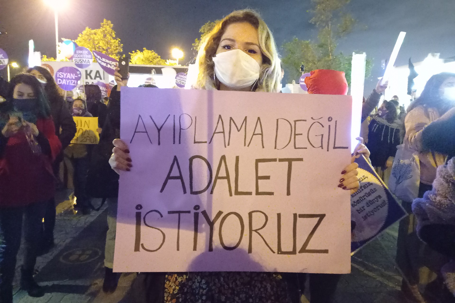 Kadıköy'de 25 Kasım eylemi