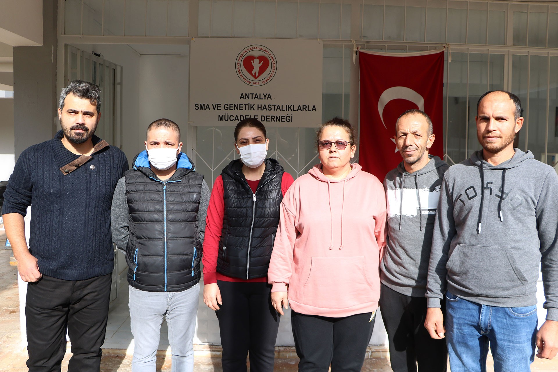 Antalya'da SMA ve Genetik Hastalıklarla Mücadele Derneğinde bir araya gelen aileler