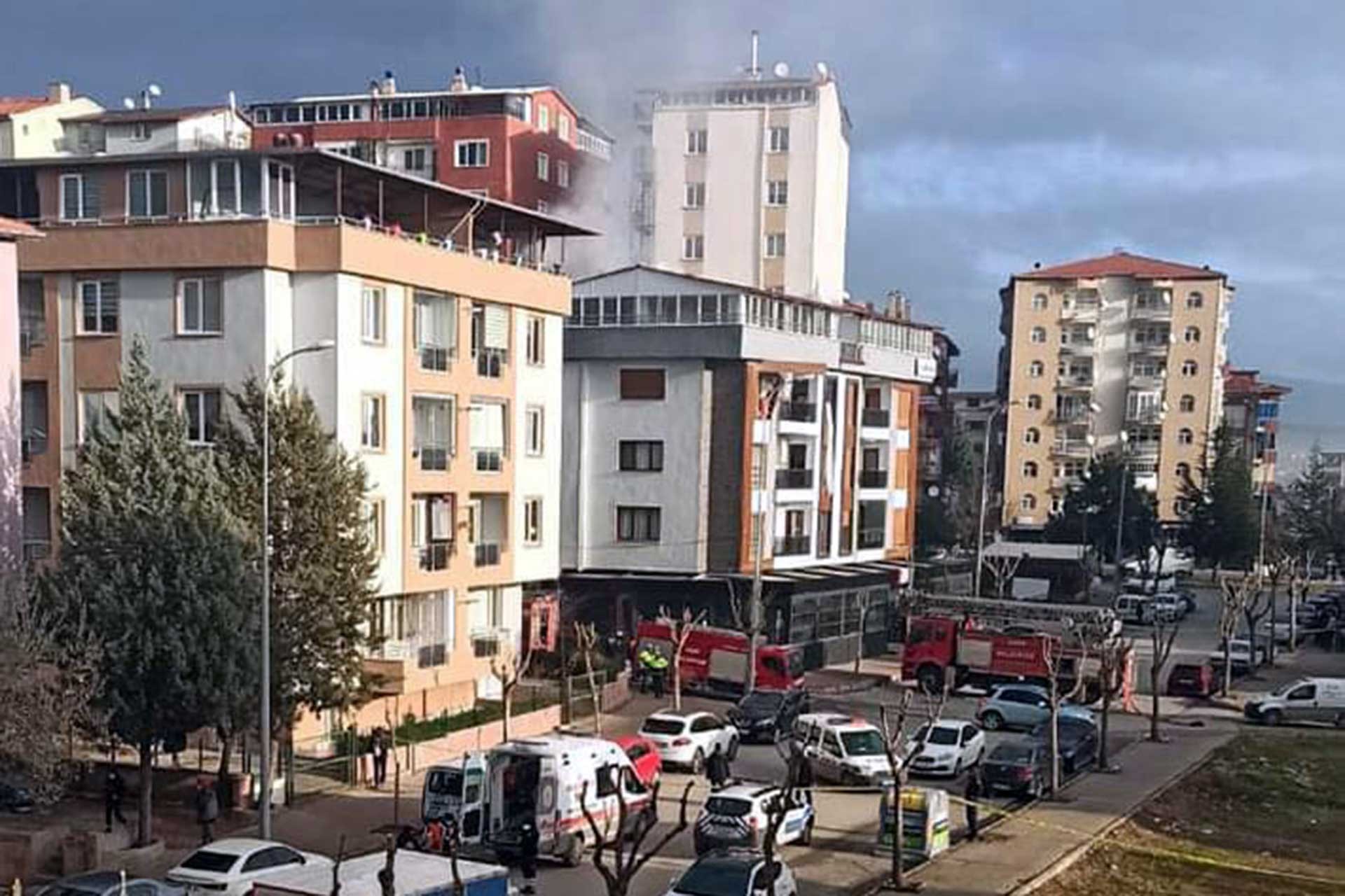 Uşak'ta doğal gaz patlaması