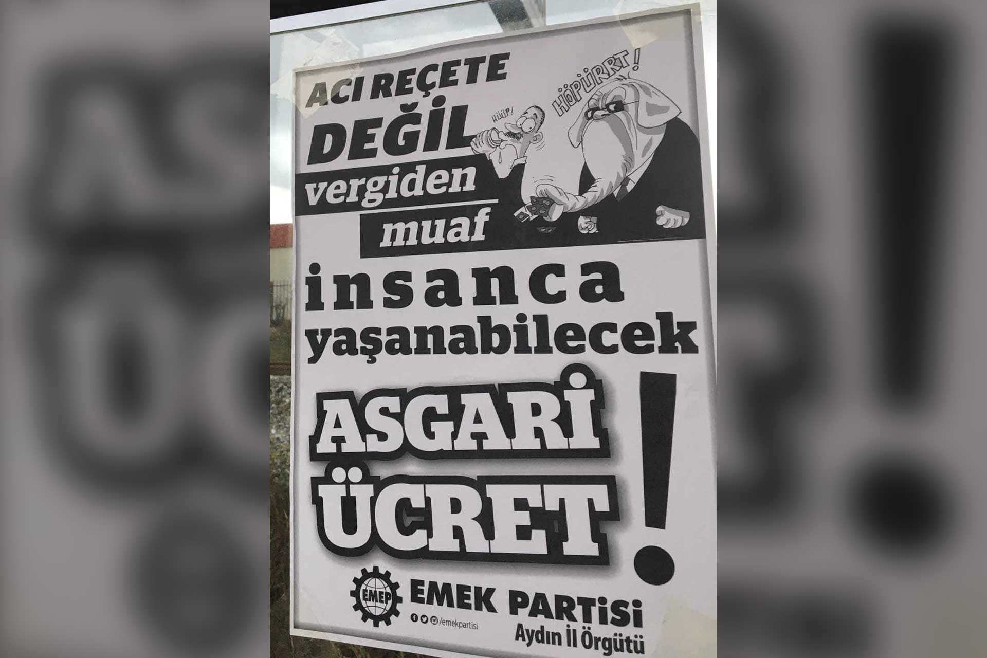 "İnsanca yaşanacak asgari ücret” talep etmek "kabahat" sayıldı!