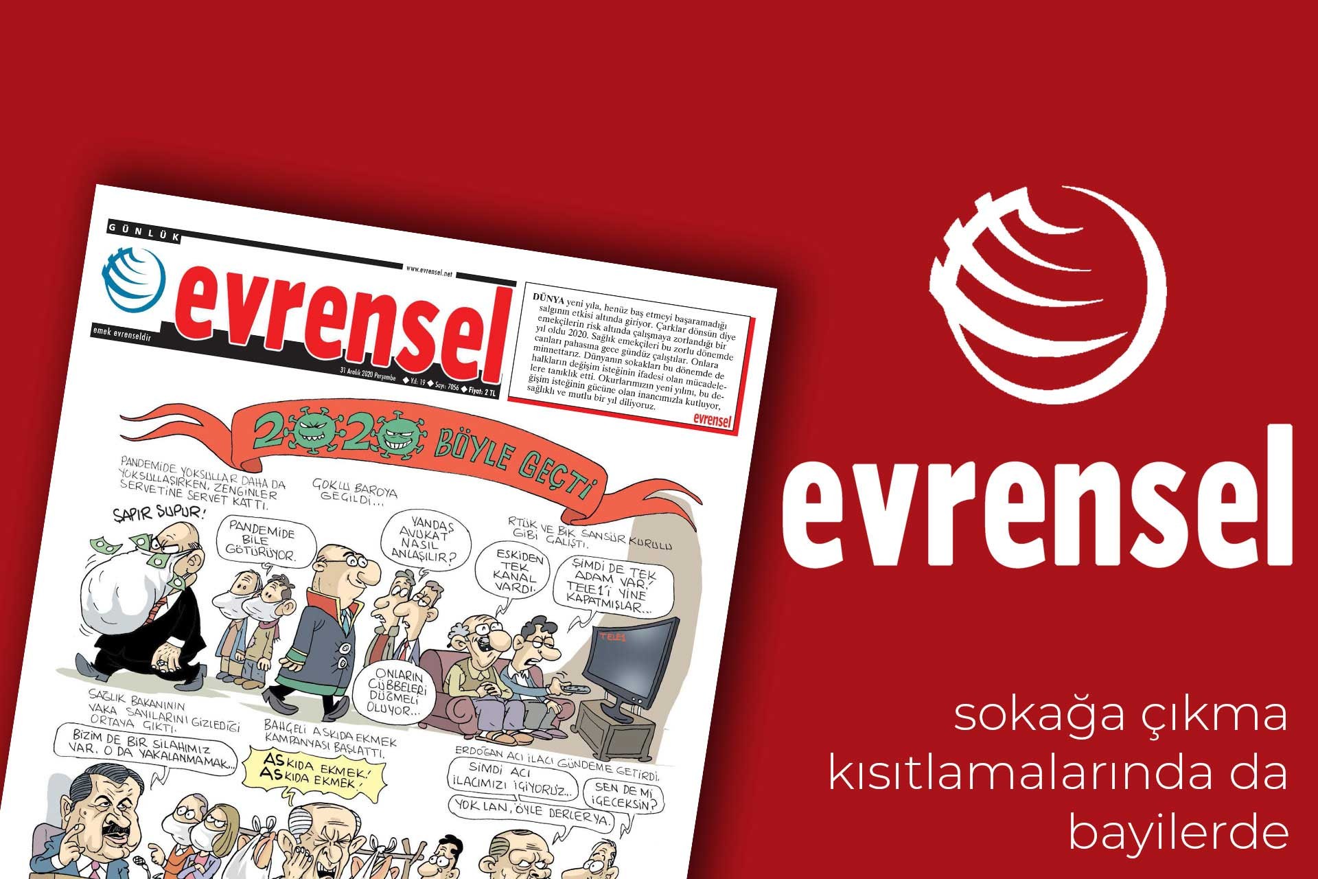 Evrensel, sokağa çıkma kısıtlamarında da bayilerde