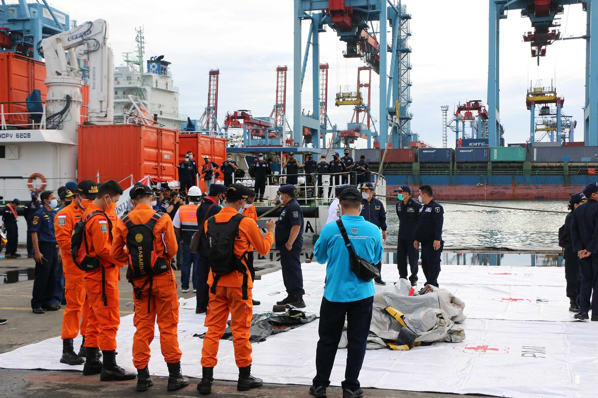 Tanjung Priok Limanı’ndaki kriz merkezi