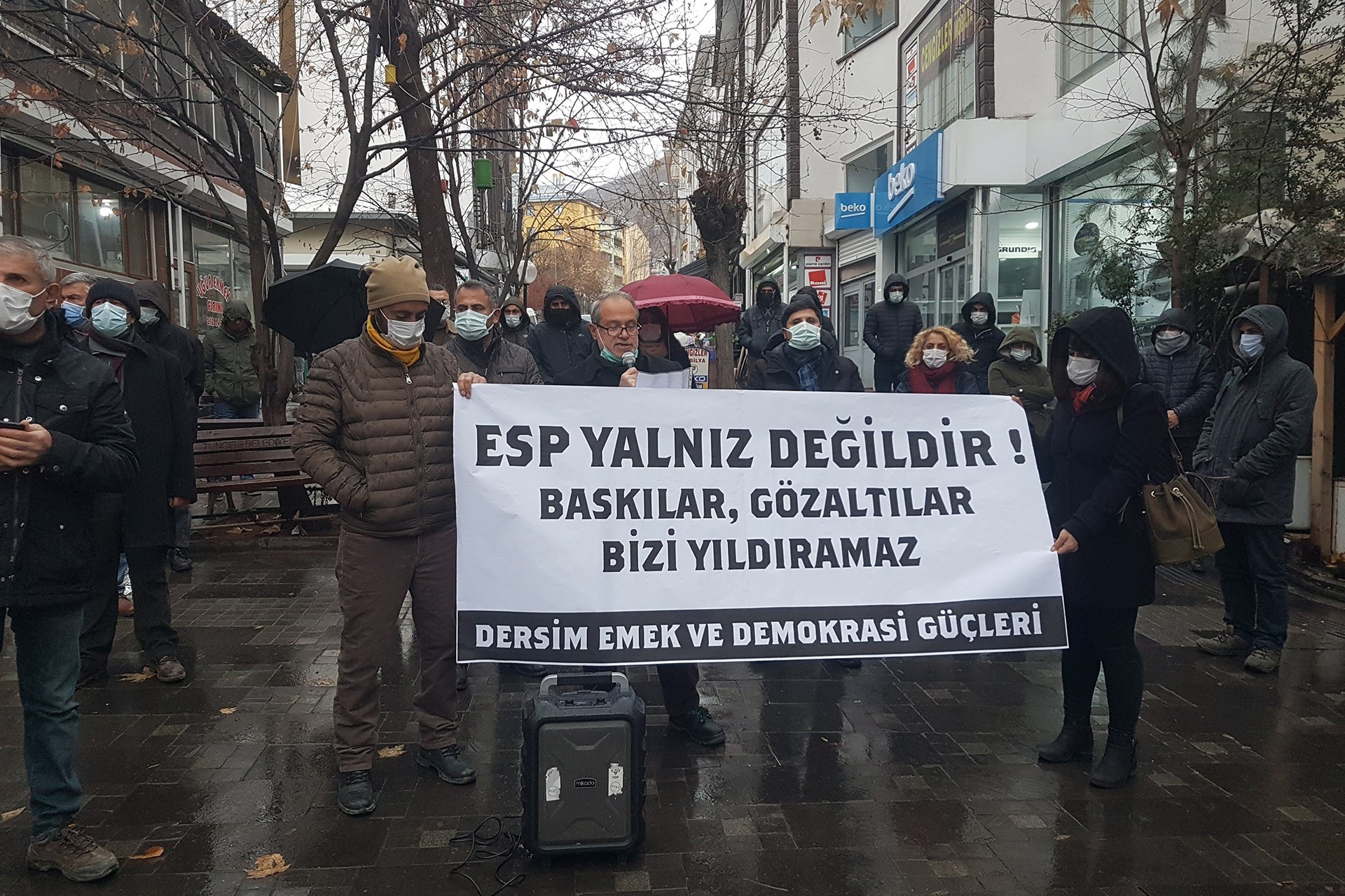 Dersim emek ve demokrasi güçleri basın açıklaması düzenledi