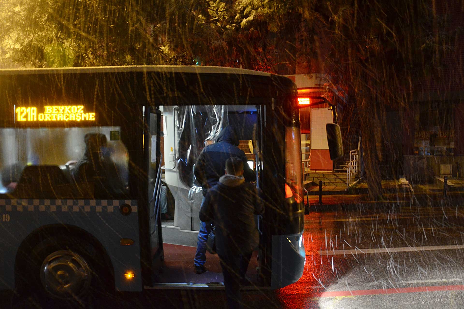 İstanbul'da kar yağışı