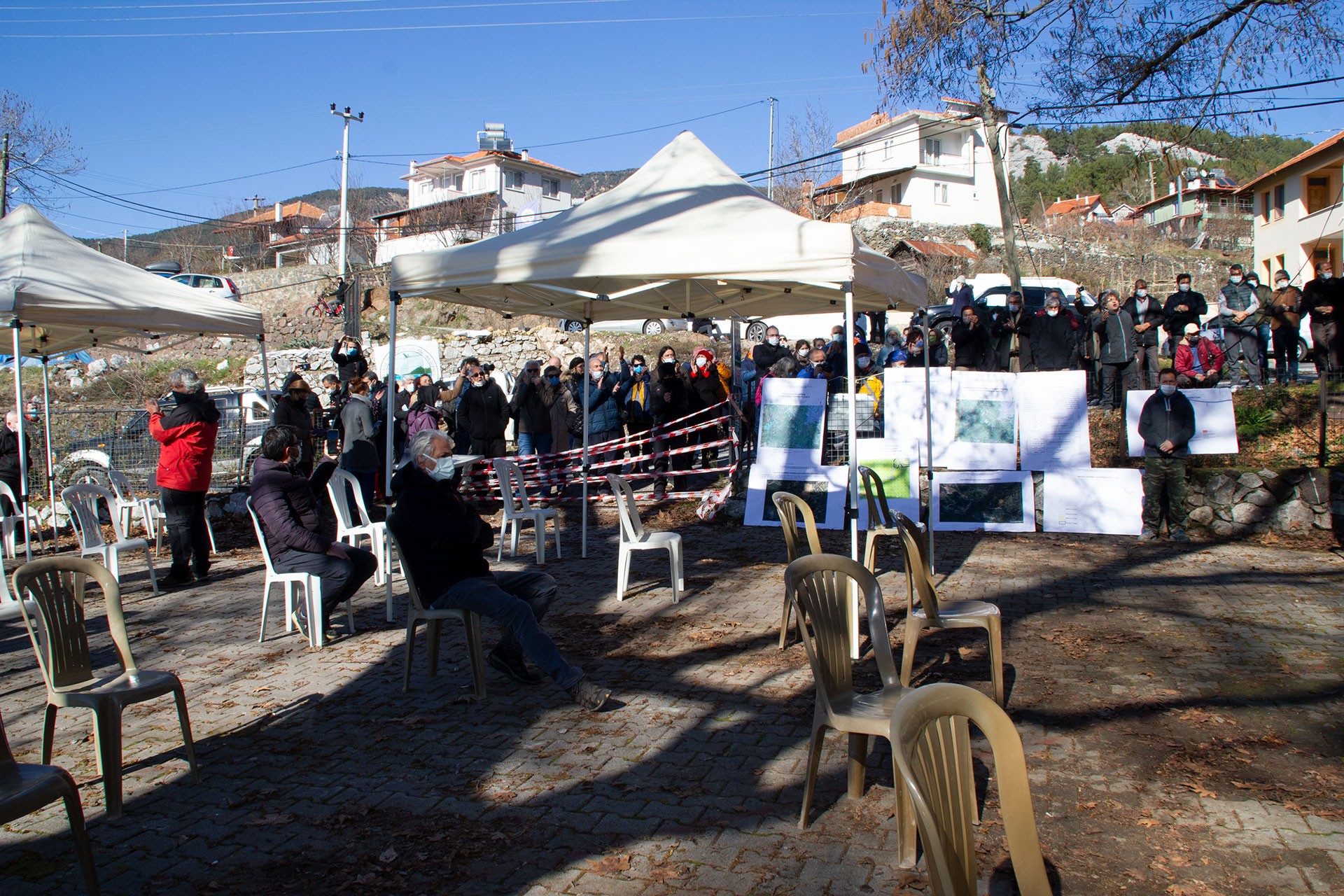 Muğla'daki Sandras Dağında maden şirketi ÇED toplantısı yaptı