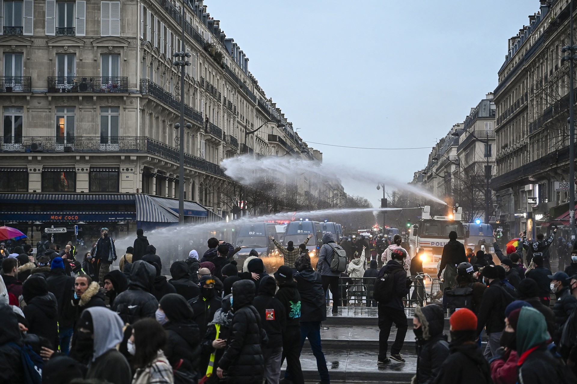 Paris'te eylemler