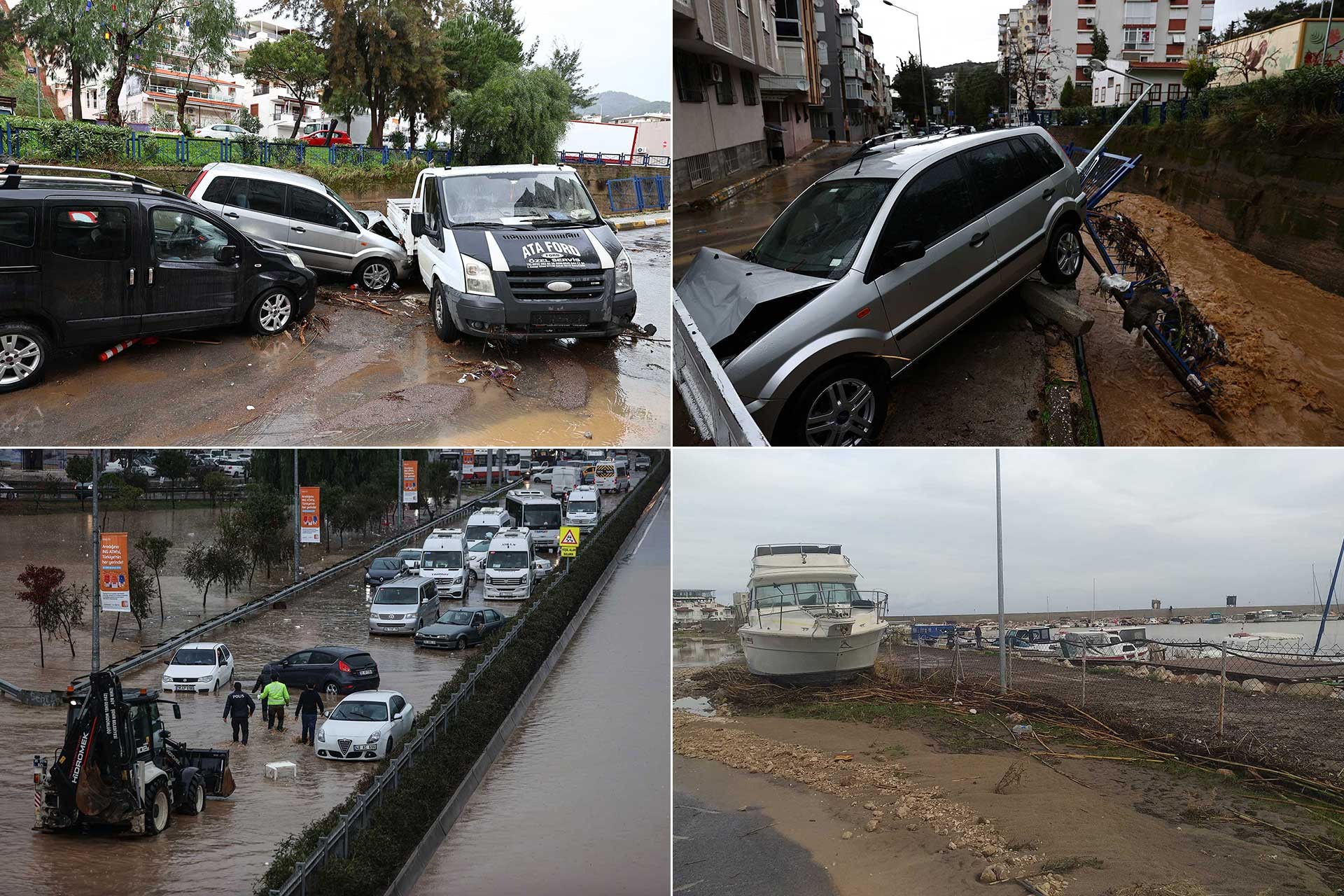 İzmir'de sel ve su baskını