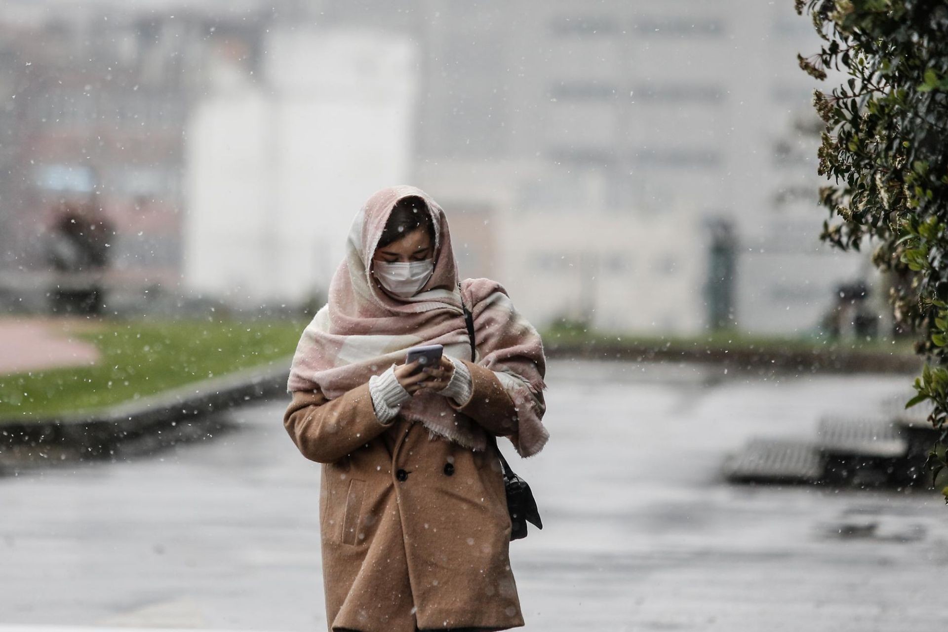 istanbul'da kar yağışı