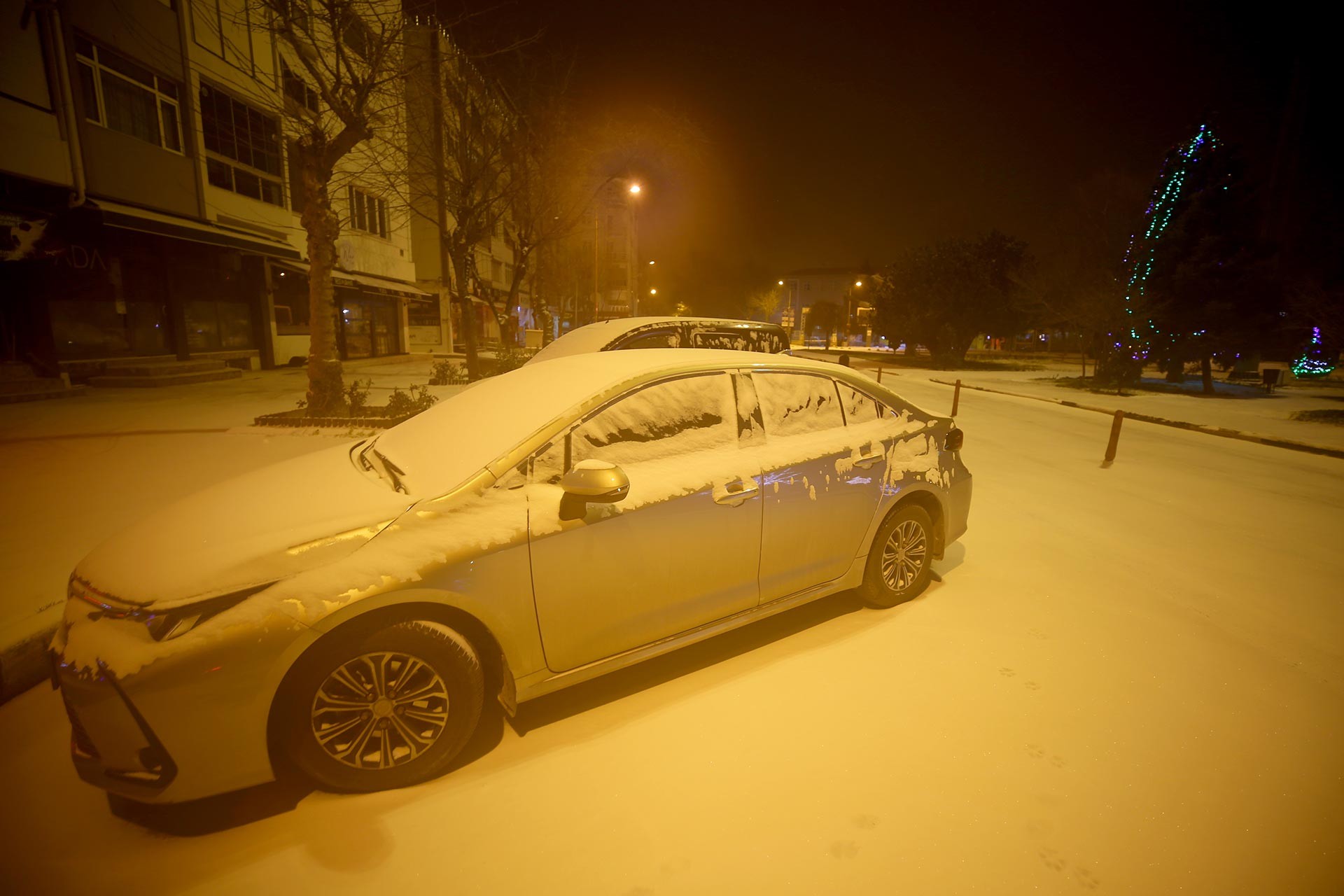 Kırklareli'de kar yağışı