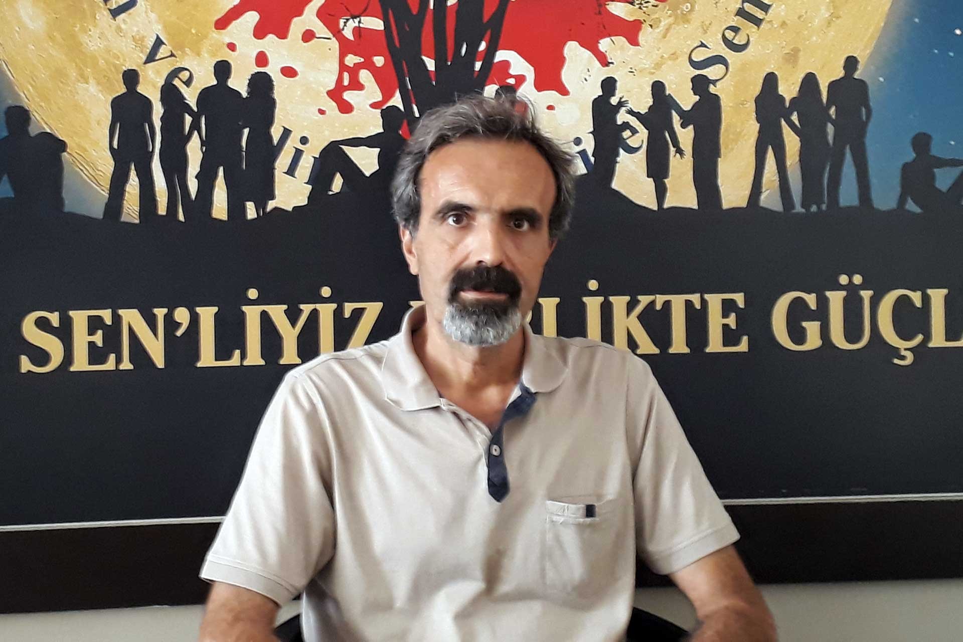 Eğitim Sen Adana Şube Başkanı Hüseyin Kaya