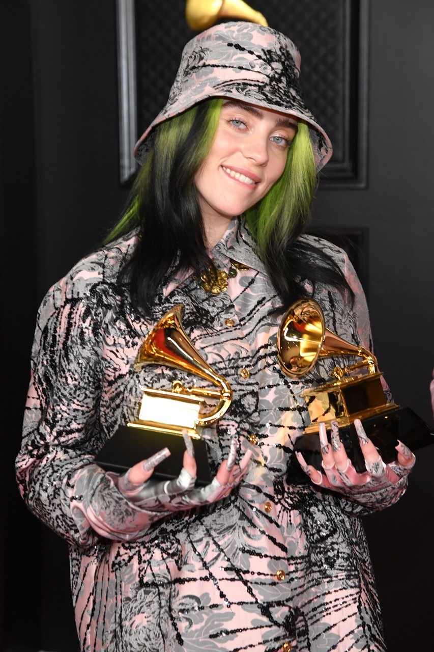 63'üncü Grammy ödüllerinde 'Yılın kaydı' ödülünü 'Everything I Wanted' şarkısıyla kazanan Billie Eilish