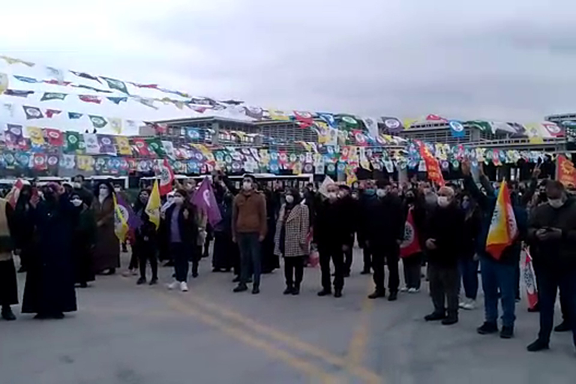 Gebze'deki Newroz kutlamasından bir fotoğraf