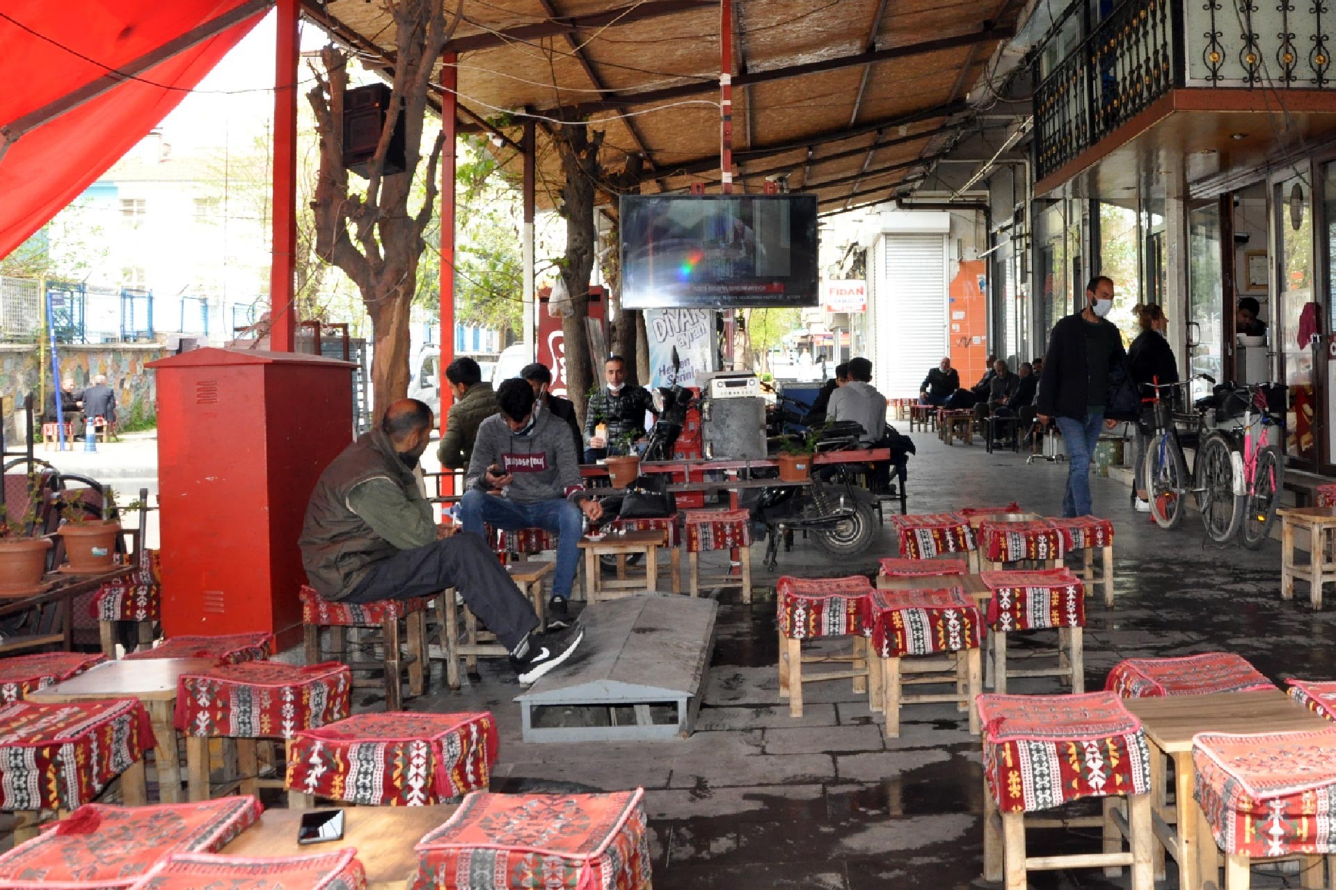 Diyarbakır'da bir kıraathane