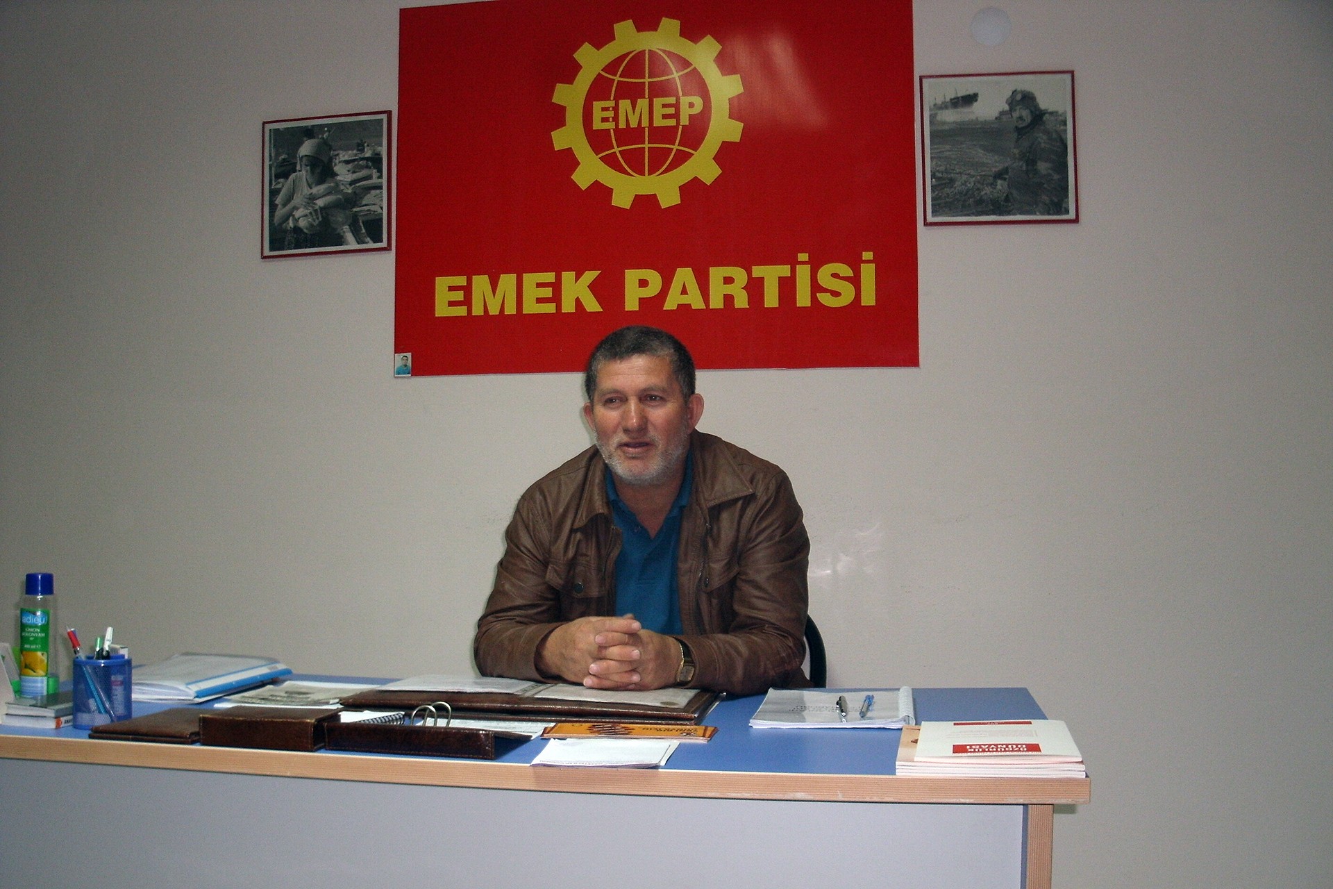 Emek Partisi (EMEP) Ordu İl Başkanı Hikmet Poyraz.