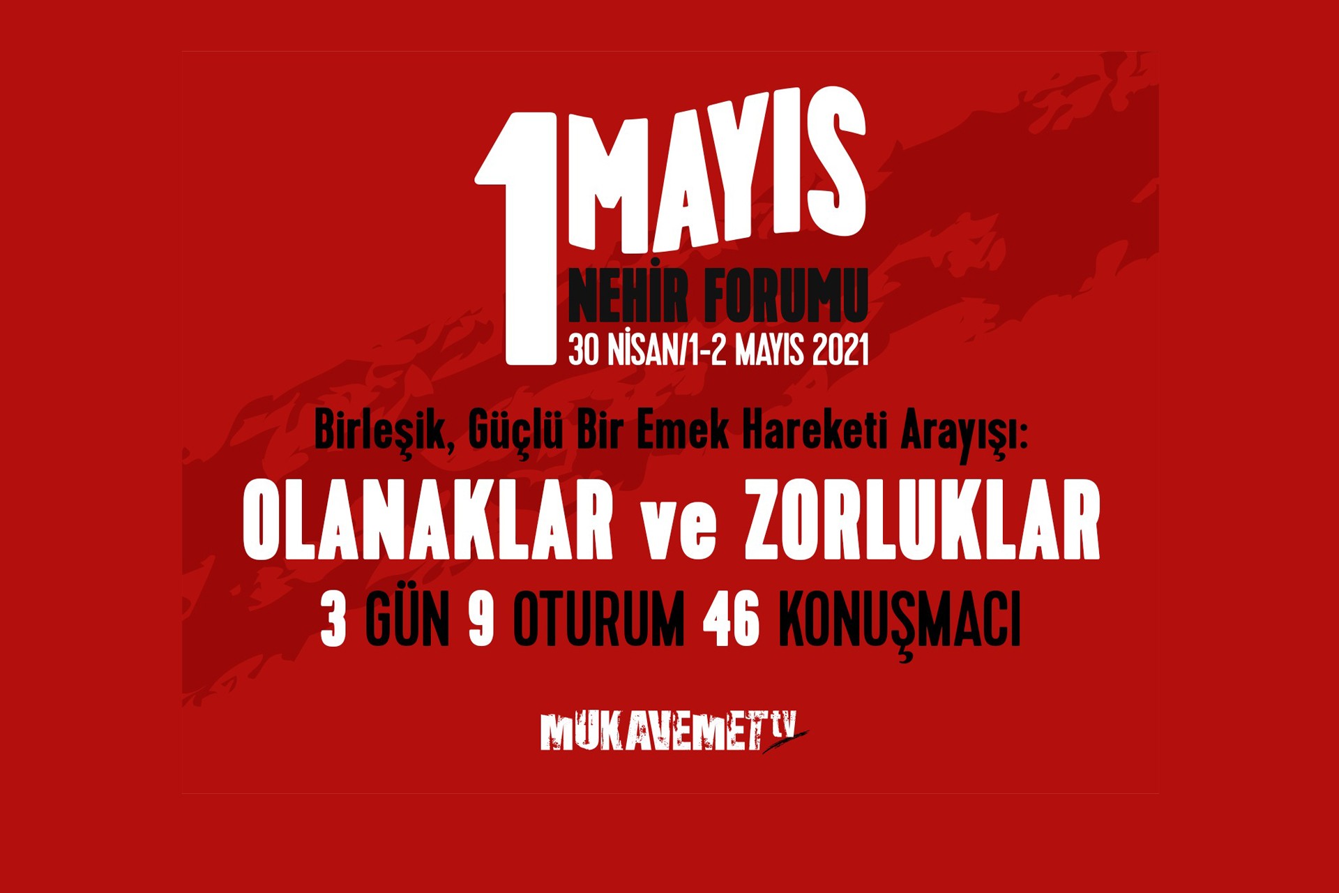 1 Mayıs Nehir Forumu'nun tanıtım görseli