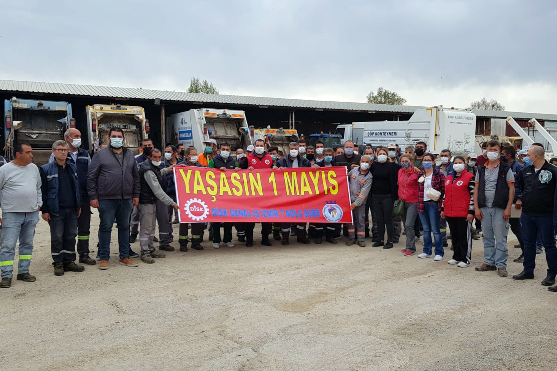 Genel-İş İzmir 7 No’lu Şube, örgütlü olduğu Tire Belediyesinde 1 Mayıs kutladı. 