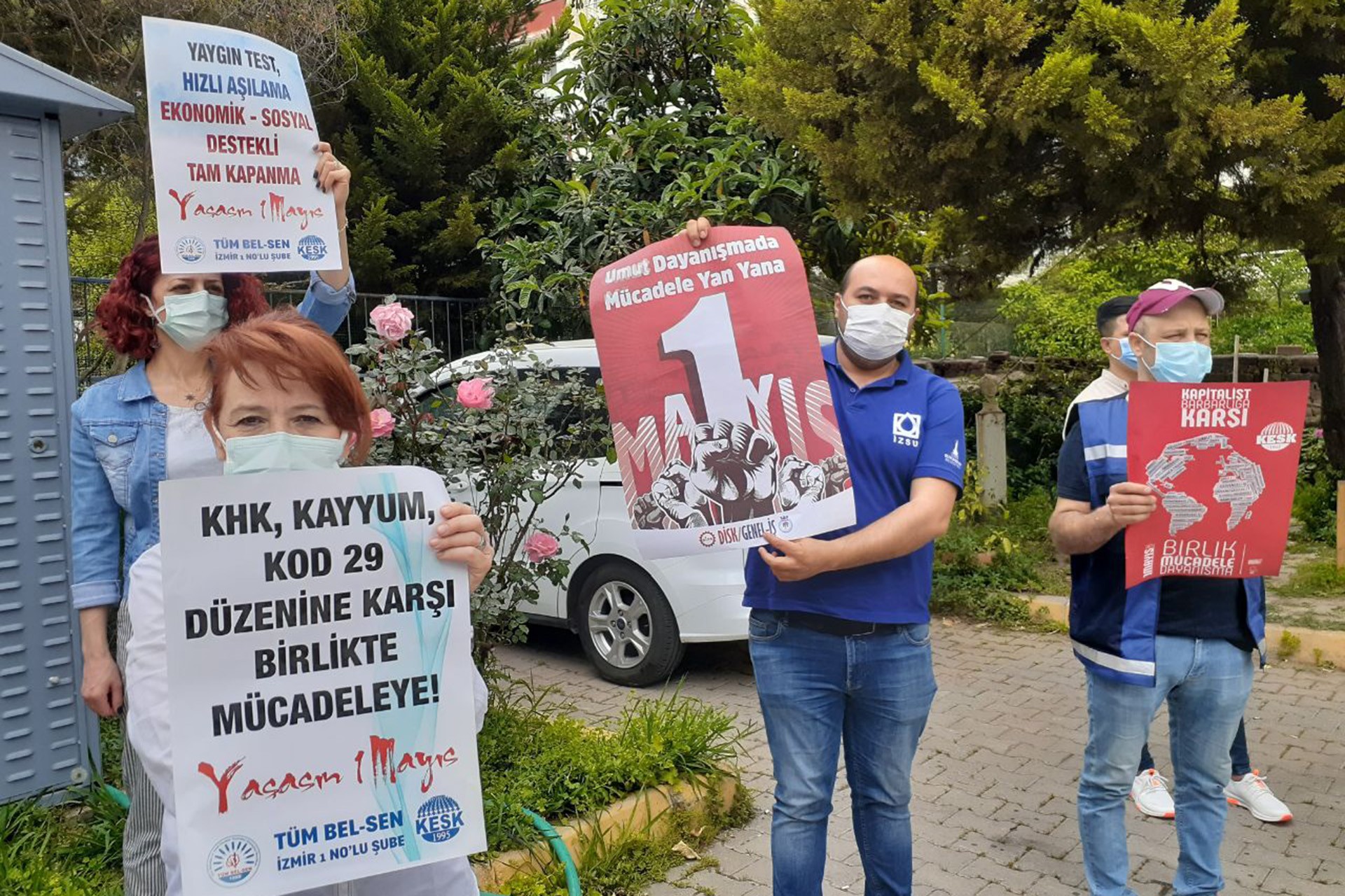 İZSU Karşıyaka'da 1 Mayıs kutlaması