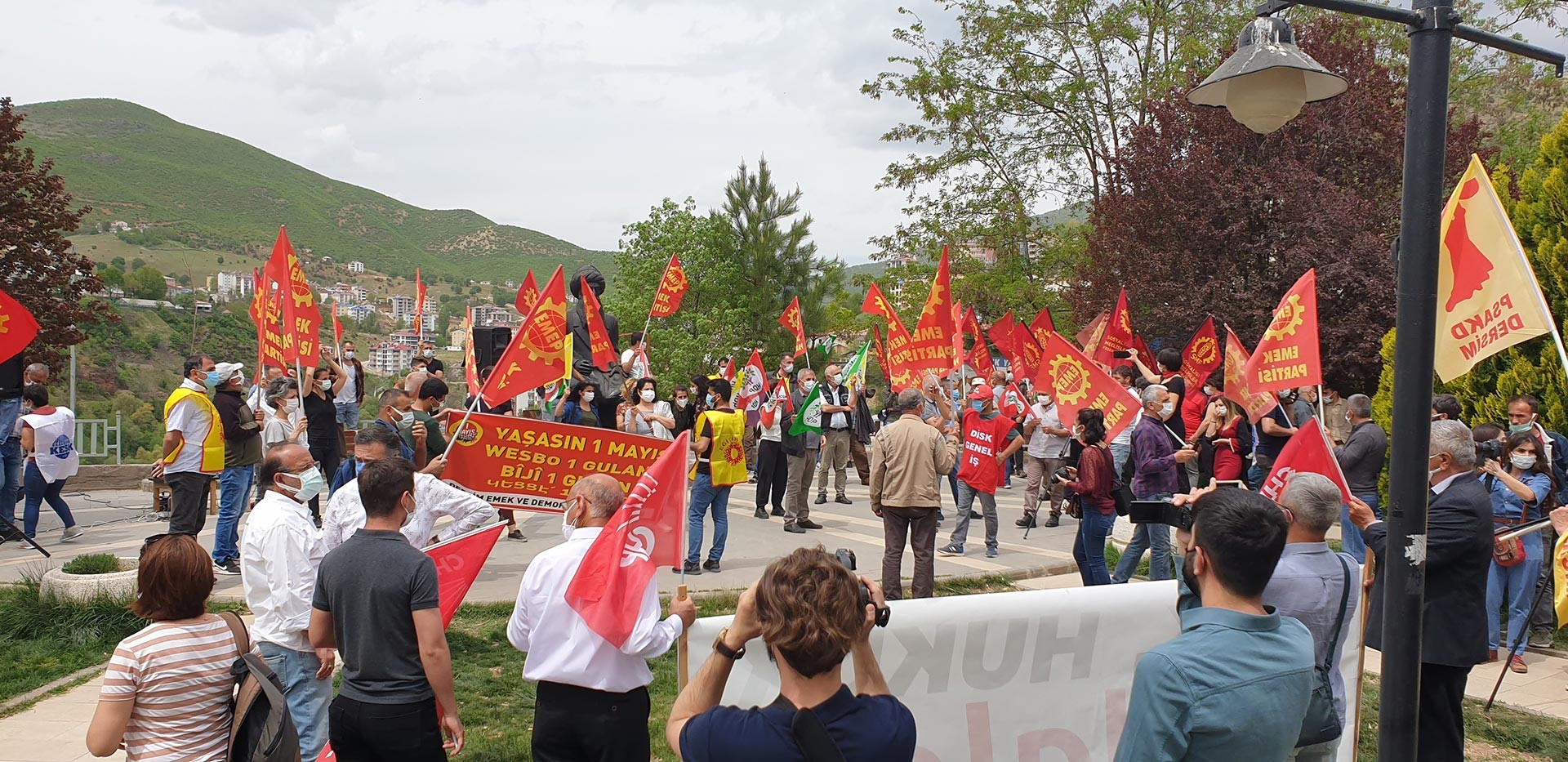 Dersim'de 1 Mayıs kutlaması.